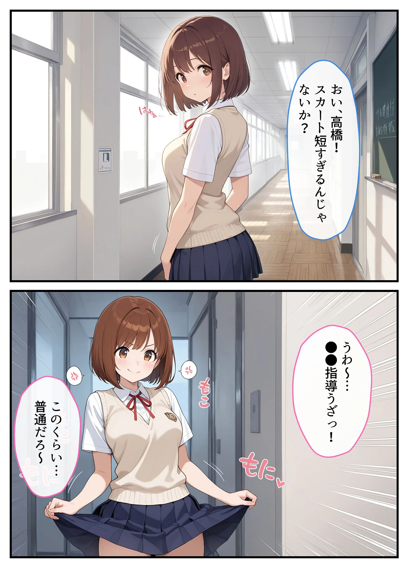 パパ活●●●●が●●指導教師に脅され中●しをした話 モザイク版ページ4