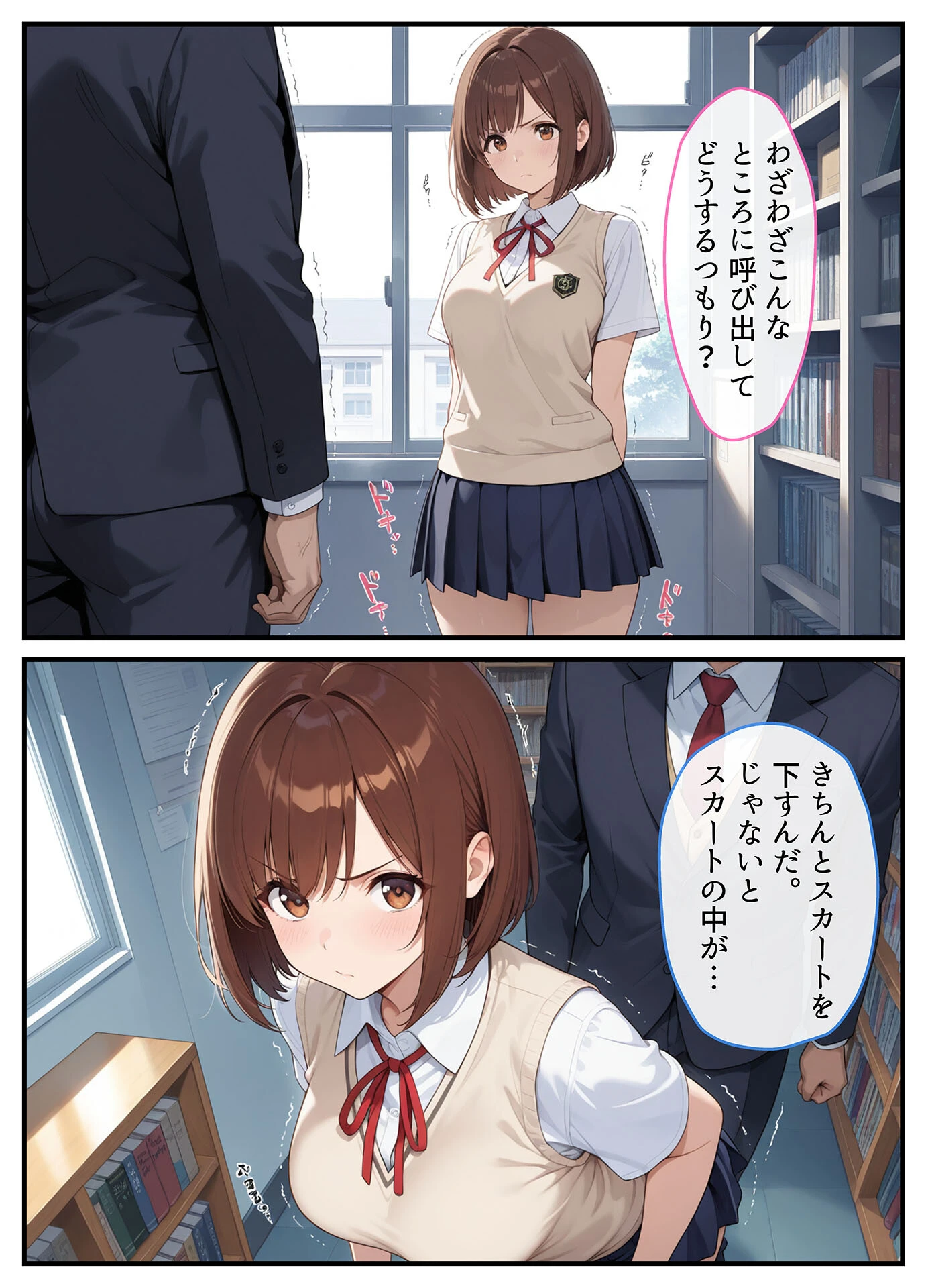 パパ活●●●●が●●指導教師に脅され中●しをした話 モザイク版ページ5