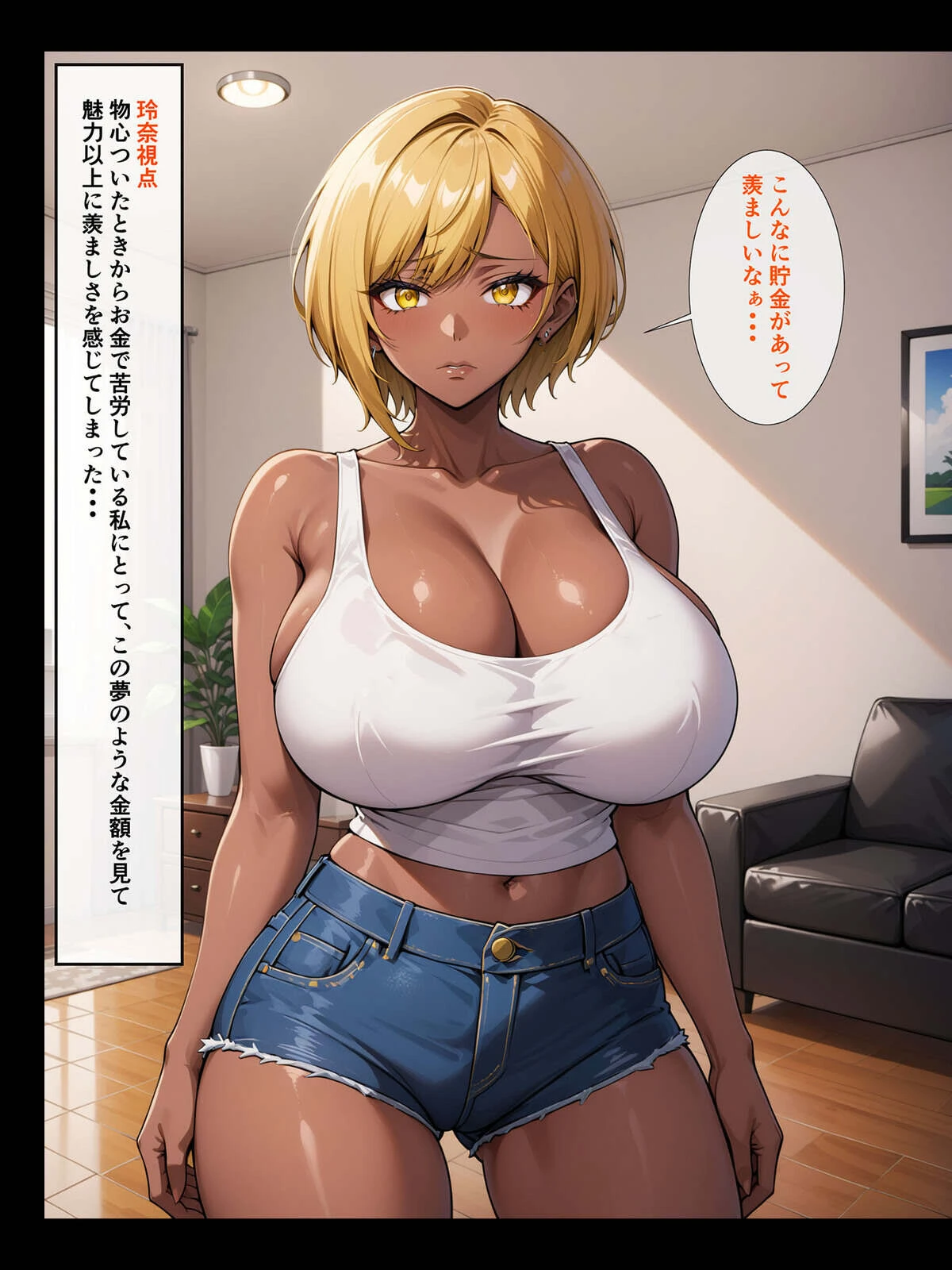 クズ男たちからギャル母娘を寝取って幸せにするお話 総集編 モザイク版ページ21