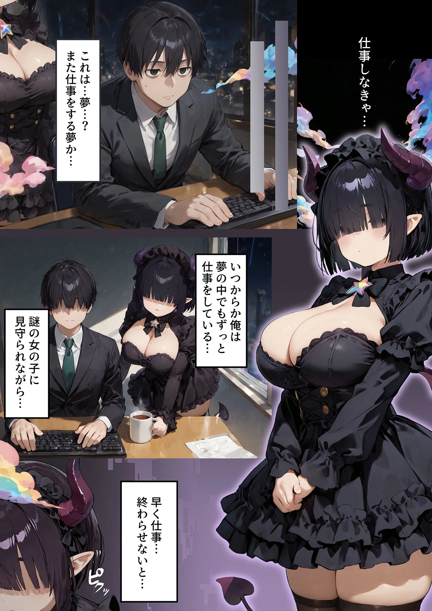 夢見のララバイ モザイク版ページ4
