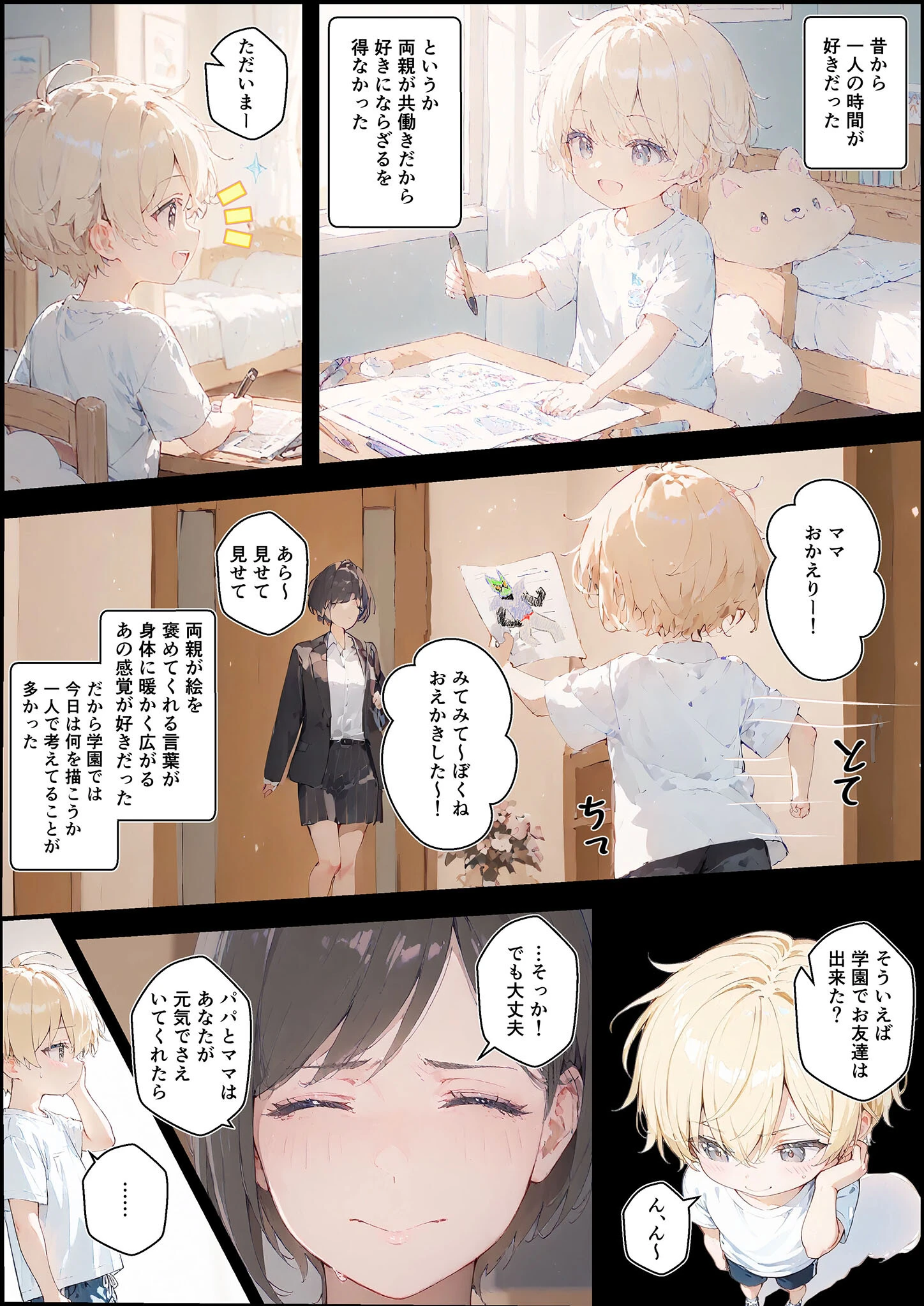 君と僕の額縁 モザイク版ページ3
