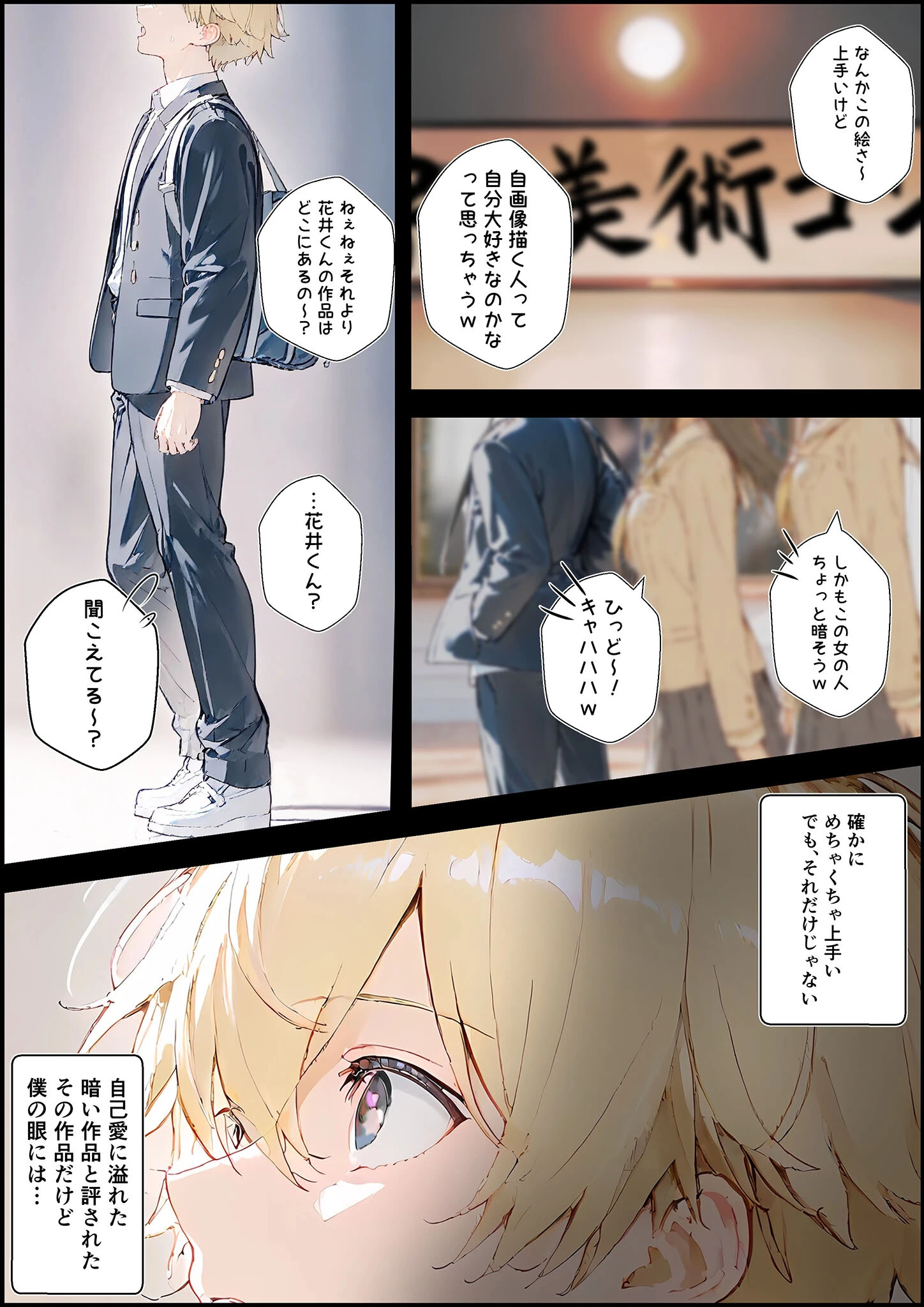 君と僕の額縁 モザイク版ページ5
