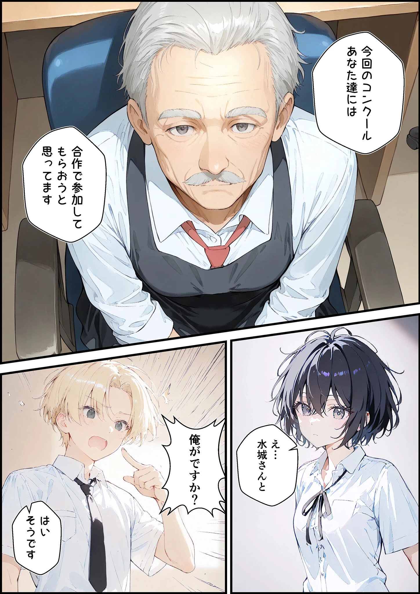 君と僕の額縁 モザイク版ページ11