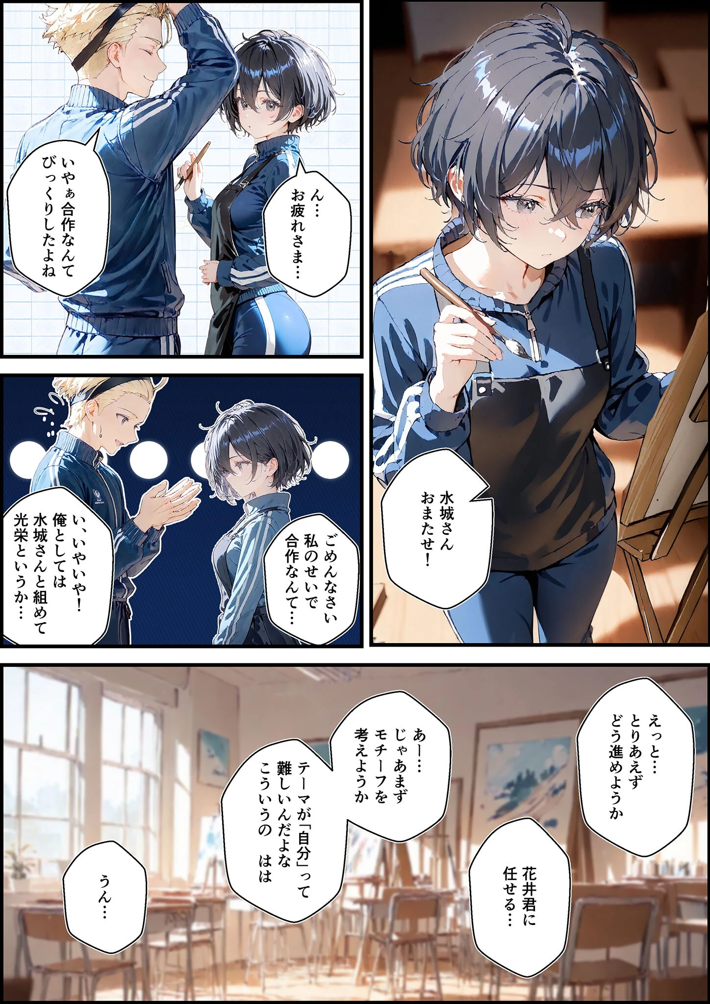 君と僕の額縁 モザイク版ページ14