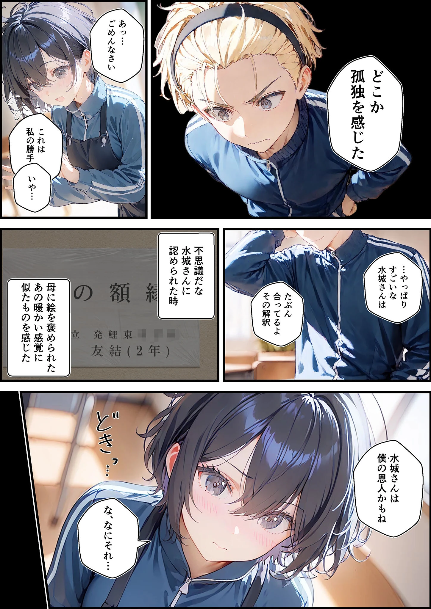 君と僕の額縁 モザイク版ページ17