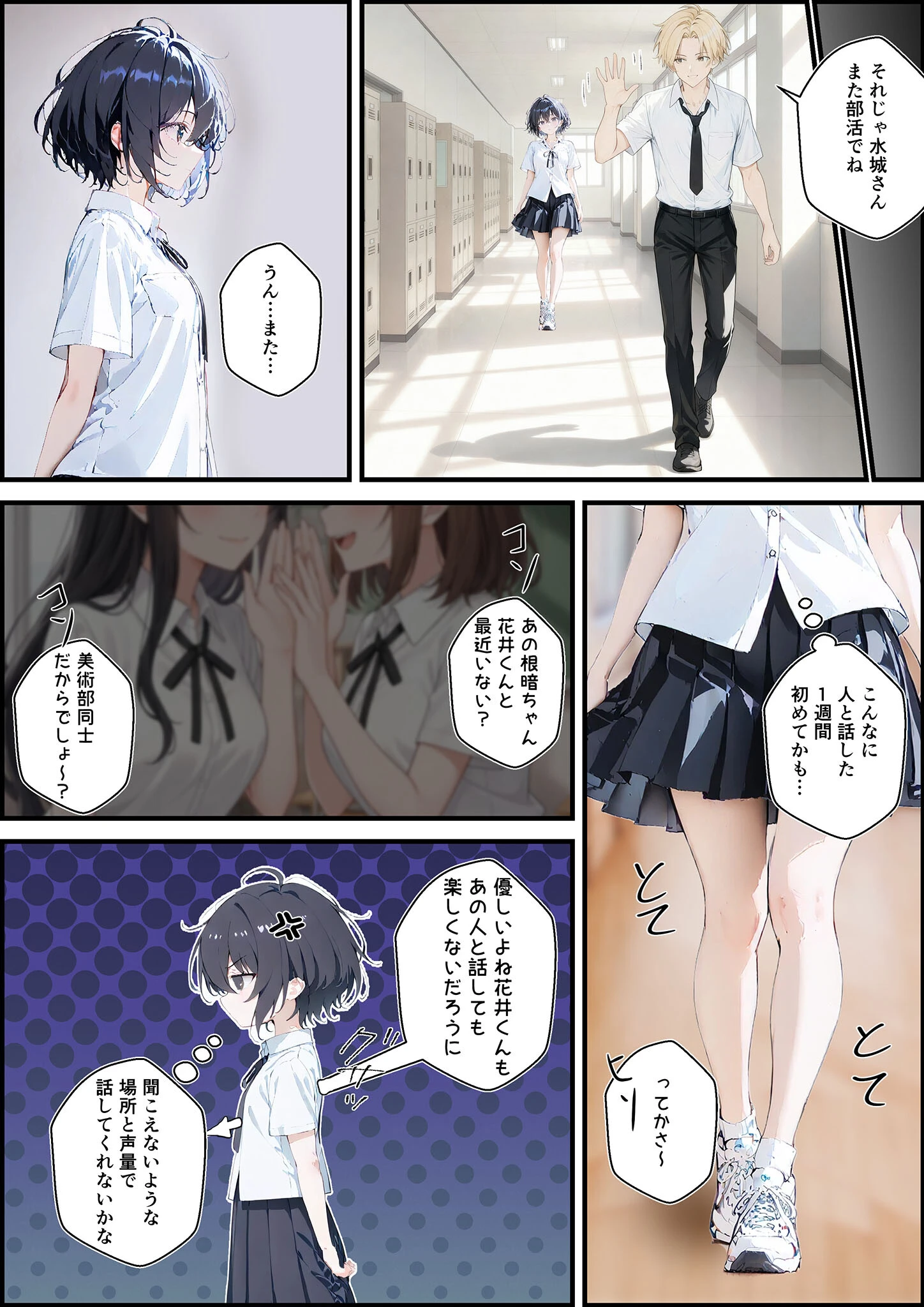 君と僕の額縁 モザイク版ページ18