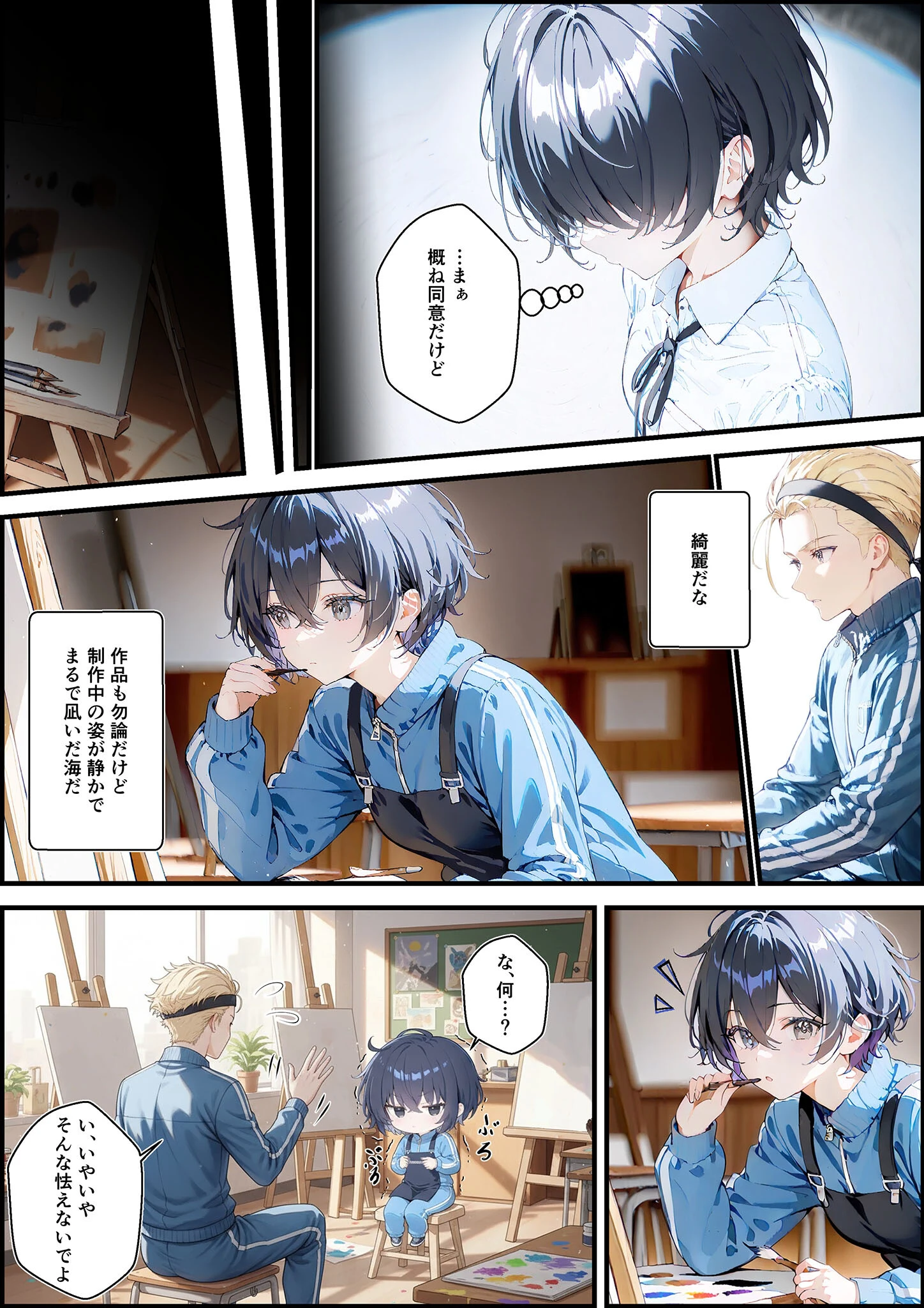 君と僕の額縁 モザイク版ページ19