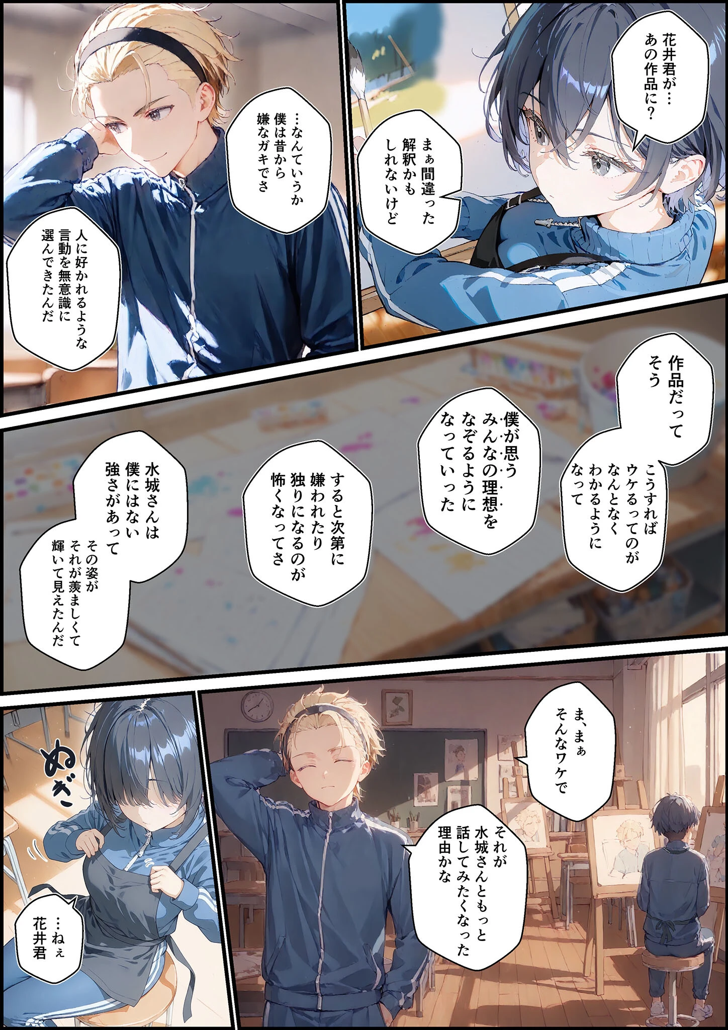 君と僕の額縁 モザイク版ページ22