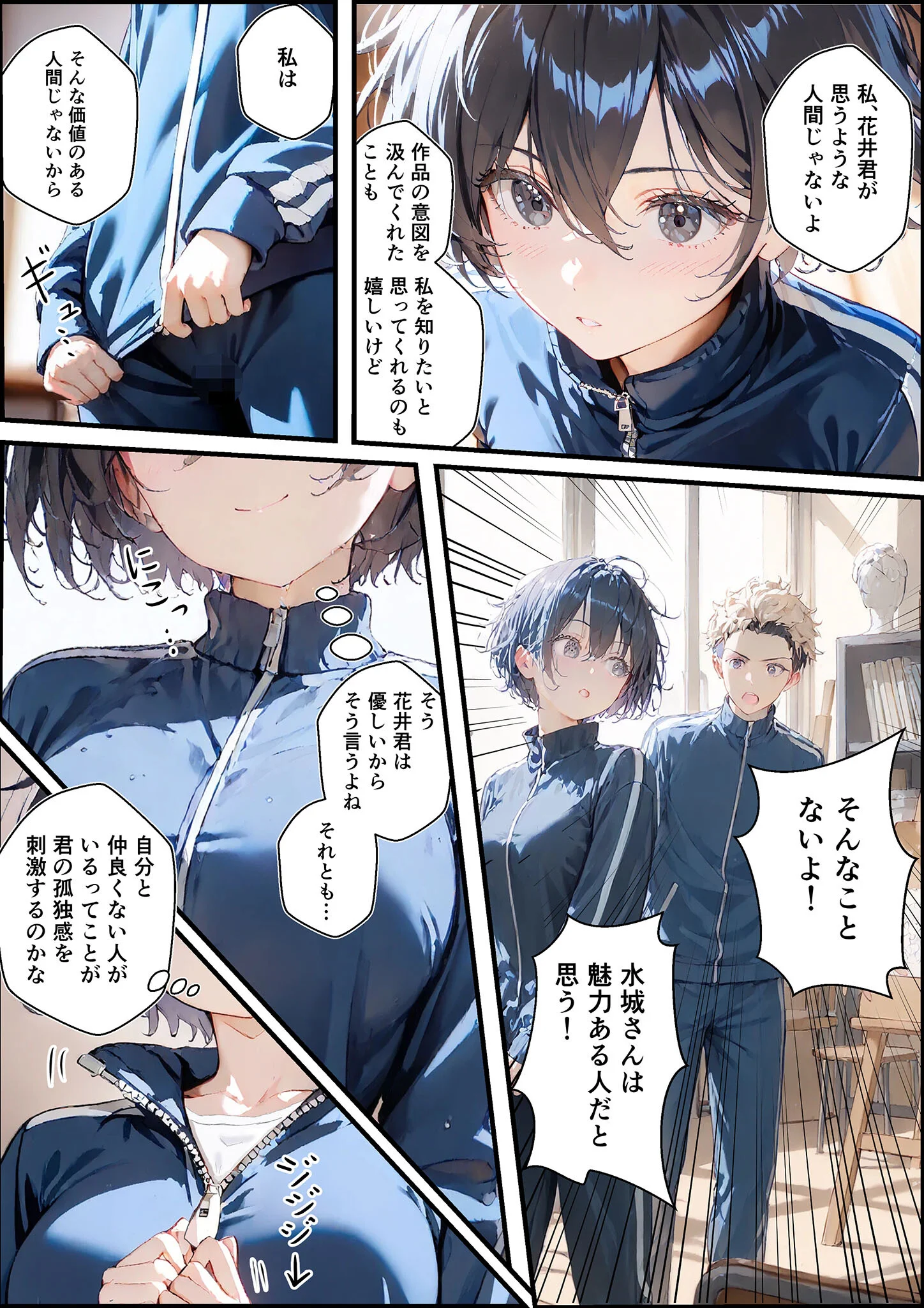 君と僕の額縁 モザイク版ページ23