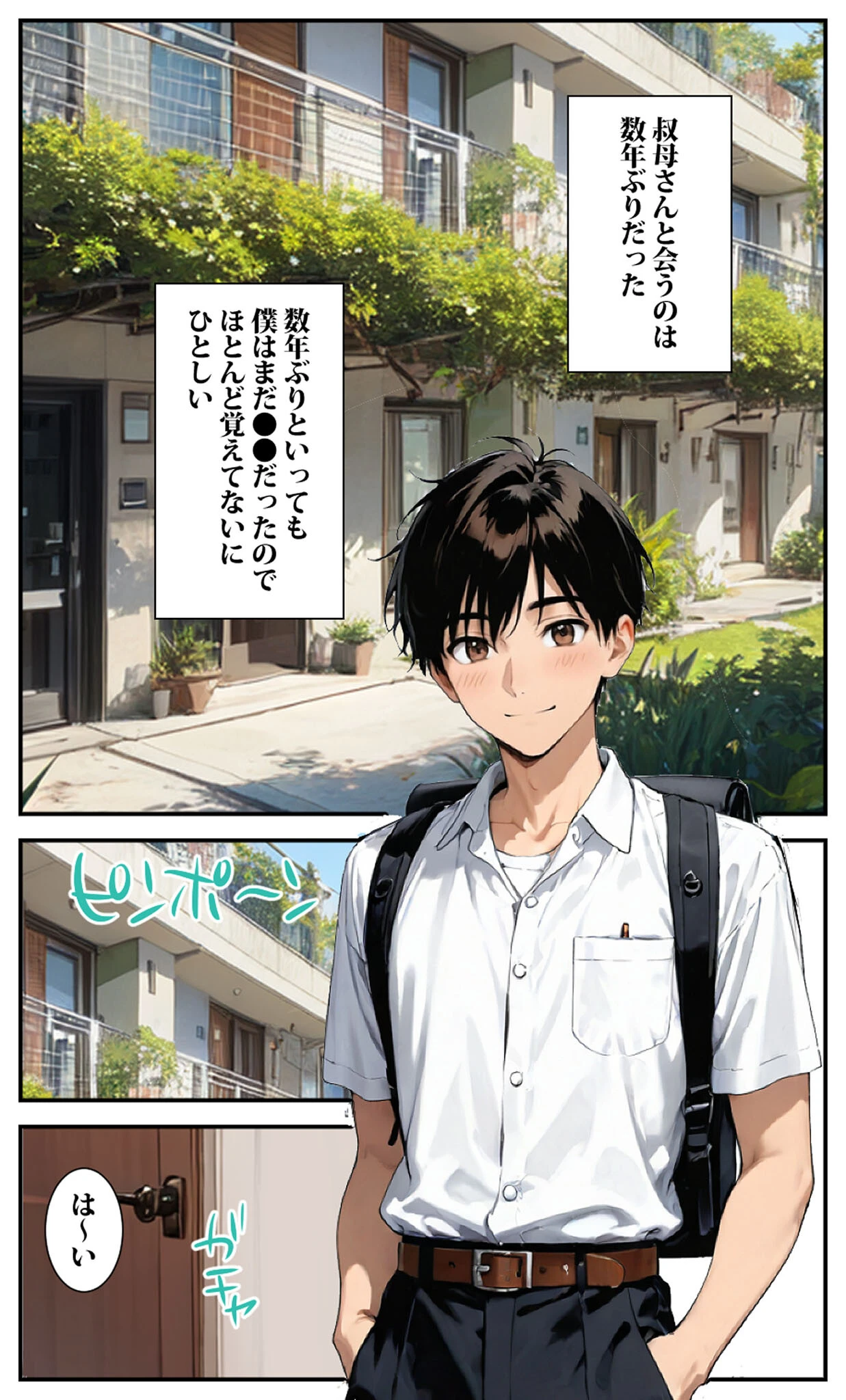 一週間叔母さんと二人きりで住むことになったんだけど叔母さんは裸族だった モザイク版ページ4