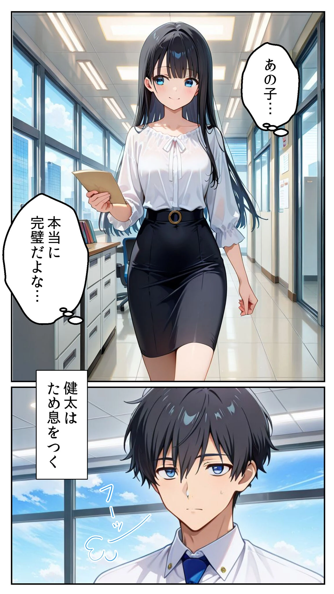 清楚な君と、平凡な僕の背徳 〜禁断のオフィスラブ〜 モザイク版ページ8