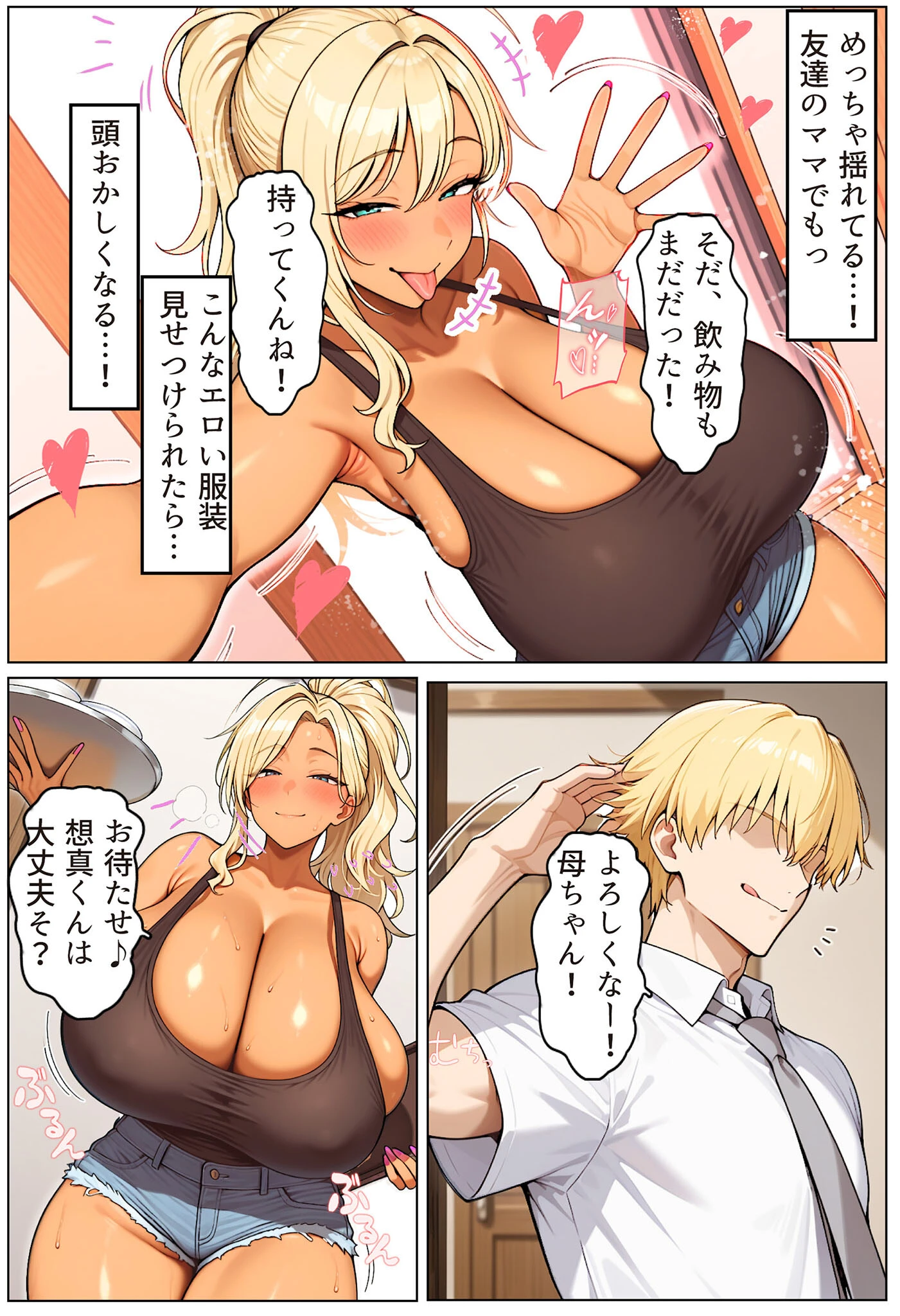 友達の爆乳ギャルママと本気の孕ませ交尾するまで〜ずっと好きだった幼馴染の母親に子種をたっぷり流し込み モザイク版ページ17