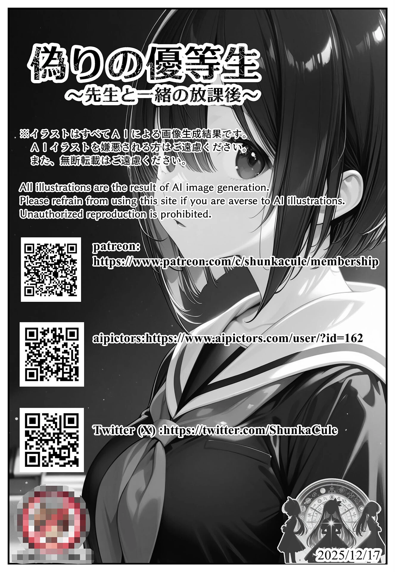 偽りの優等生 〜先生と一緒の放課後〜 モザイク版ページ3