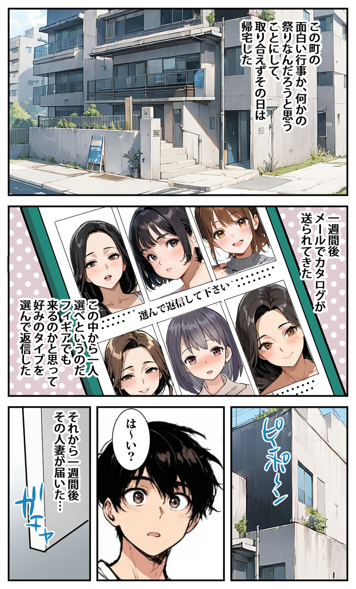 商店街の福引き引いたら人妻が当たった モザイク版ページ9