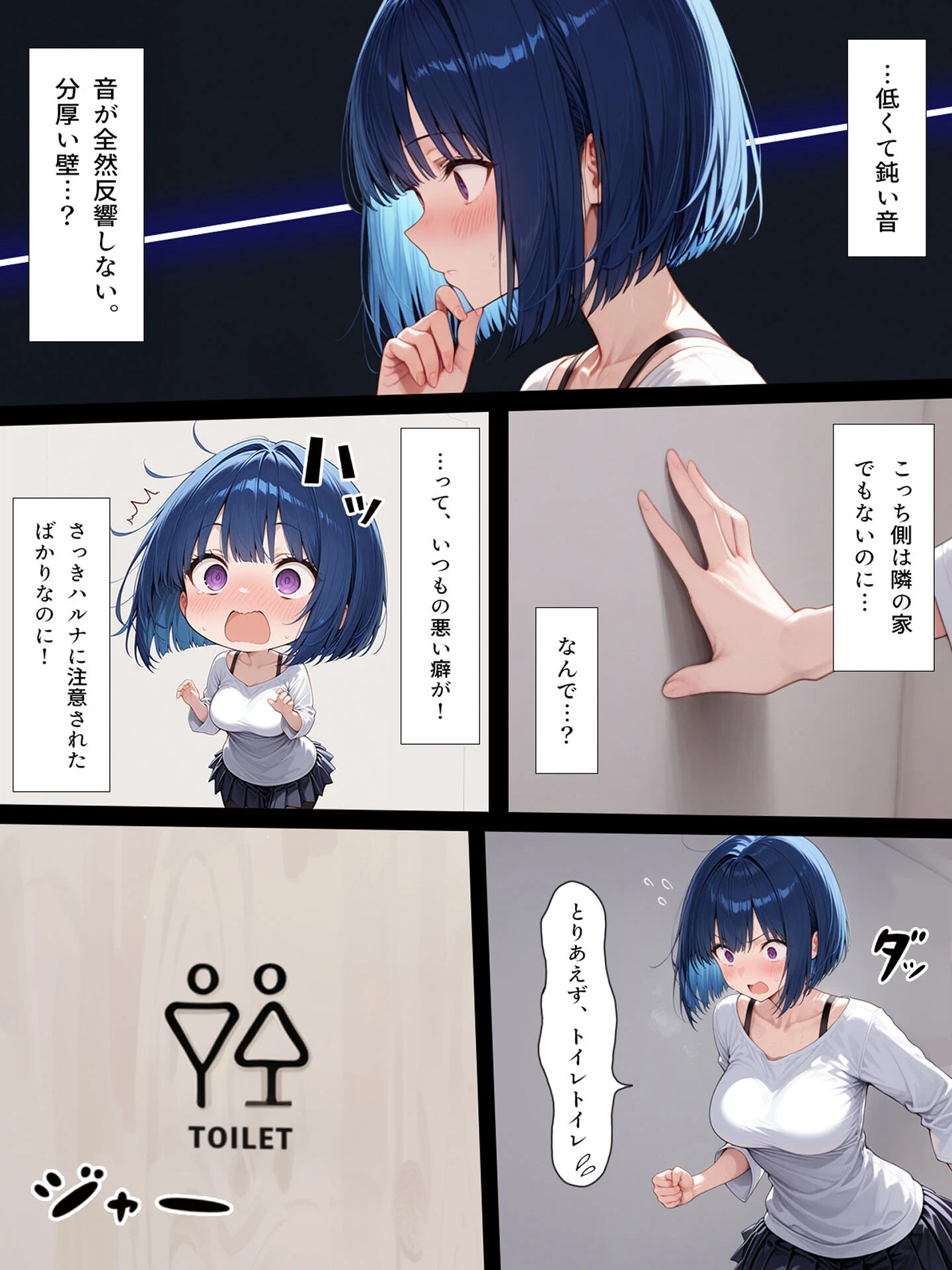 ハメる間取り – 中央にぽっかりと空いたヒミツの空間 -（1） モザイク版ページ9