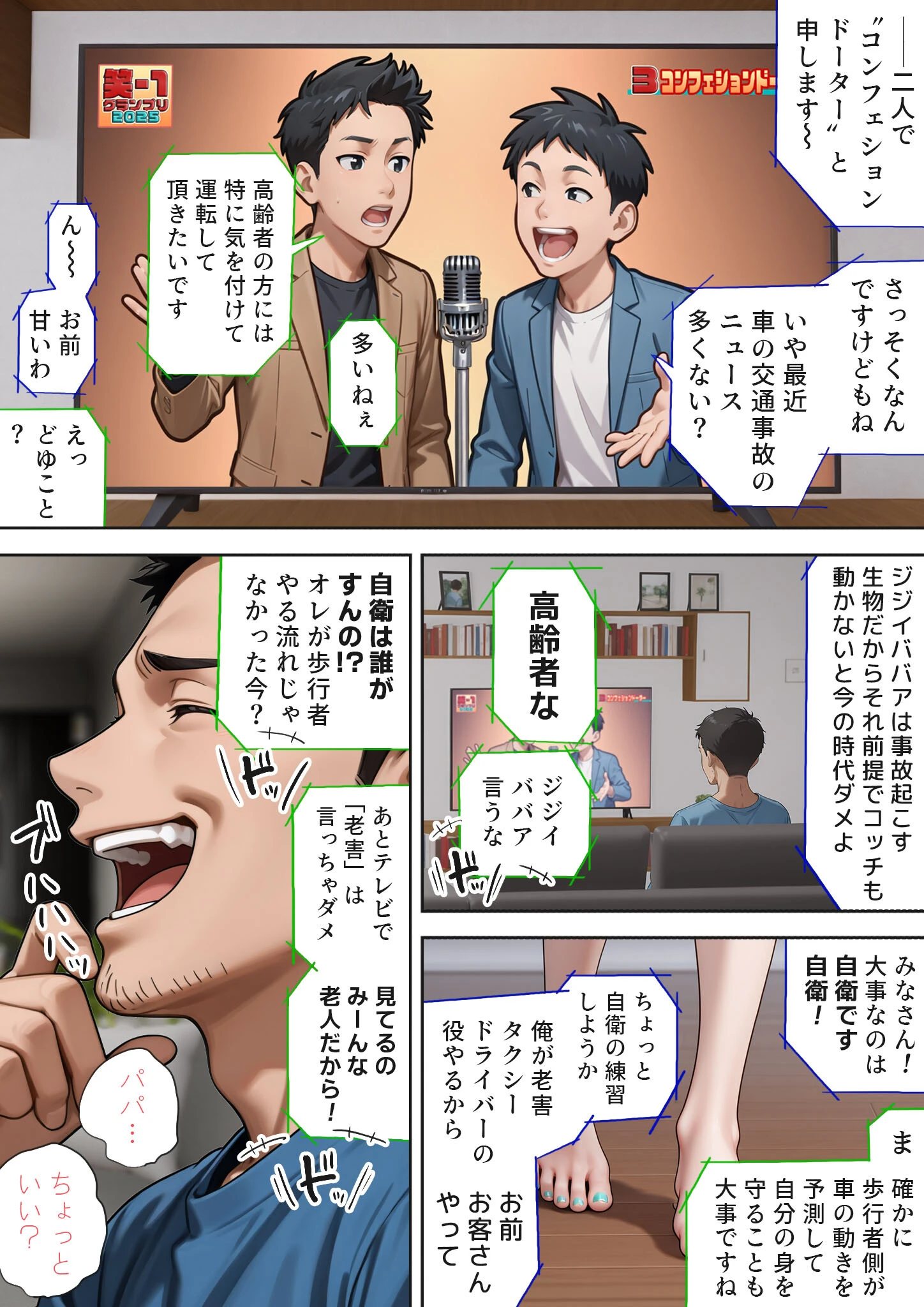 娘の告白 モザイク版ページ4