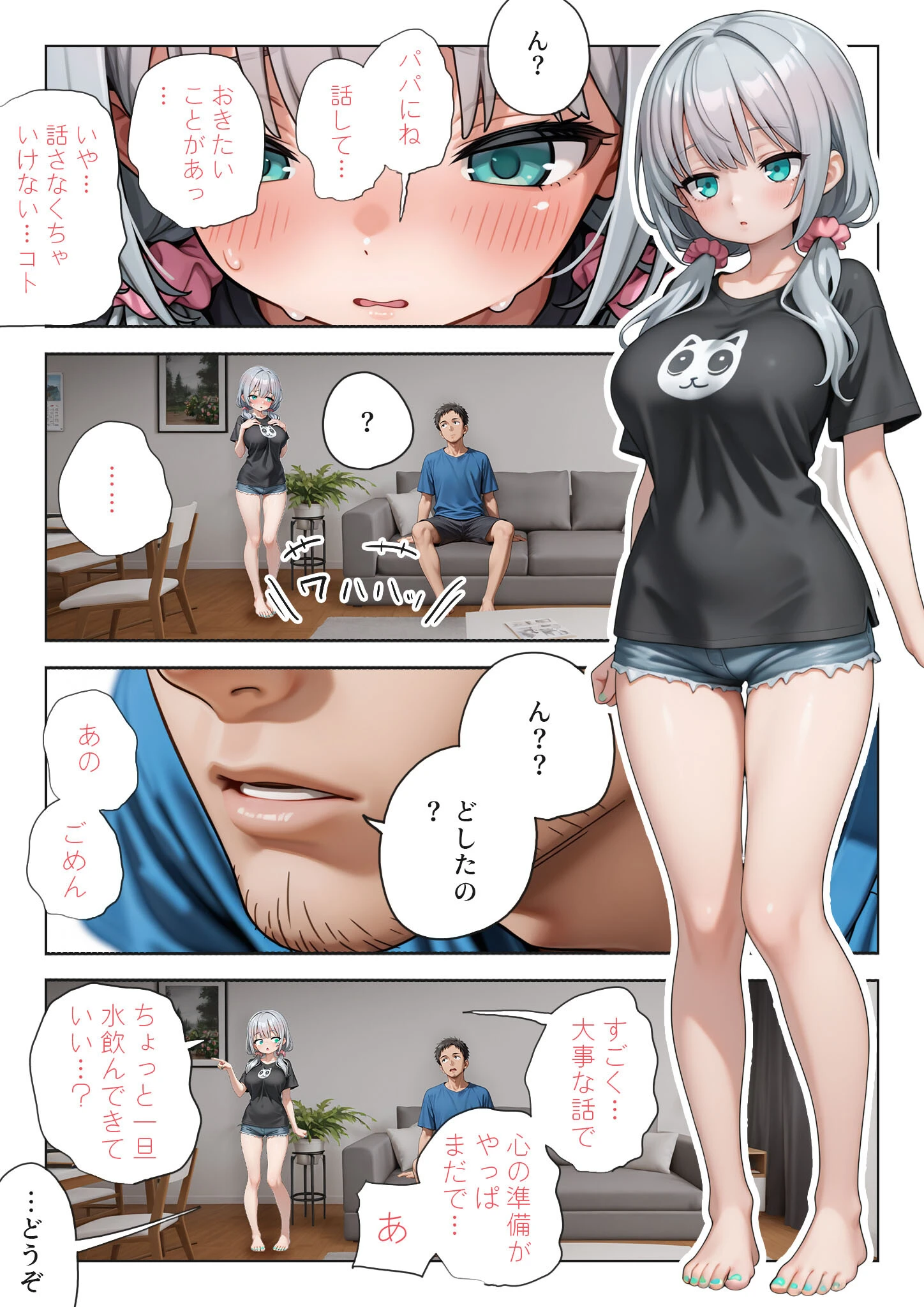 娘の告白 モザイク版ページ5