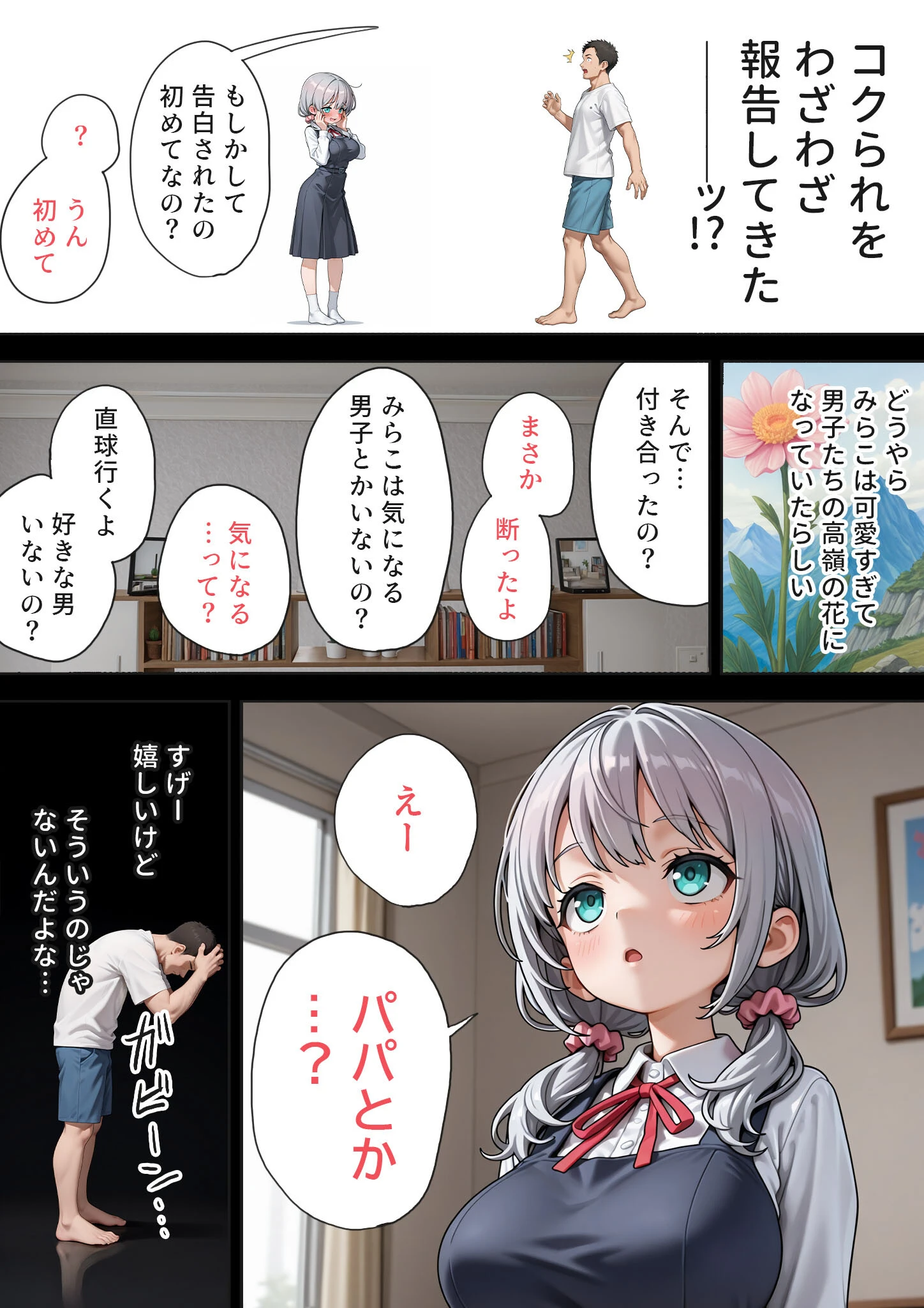 娘の告白 モザイク版ページ9