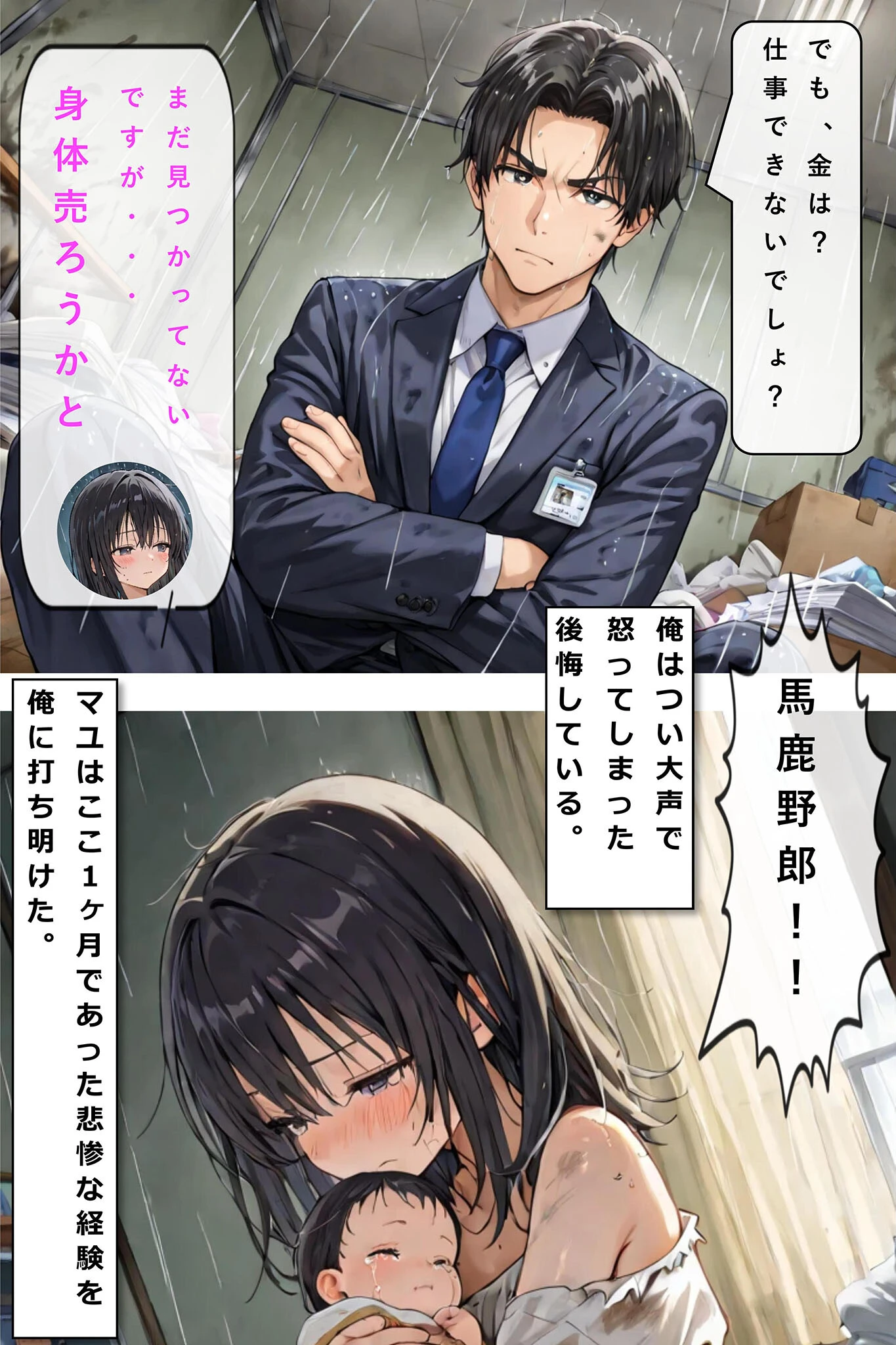 レ○プされていた少女を保護したら花嫁になった話 モザイク版ページ11