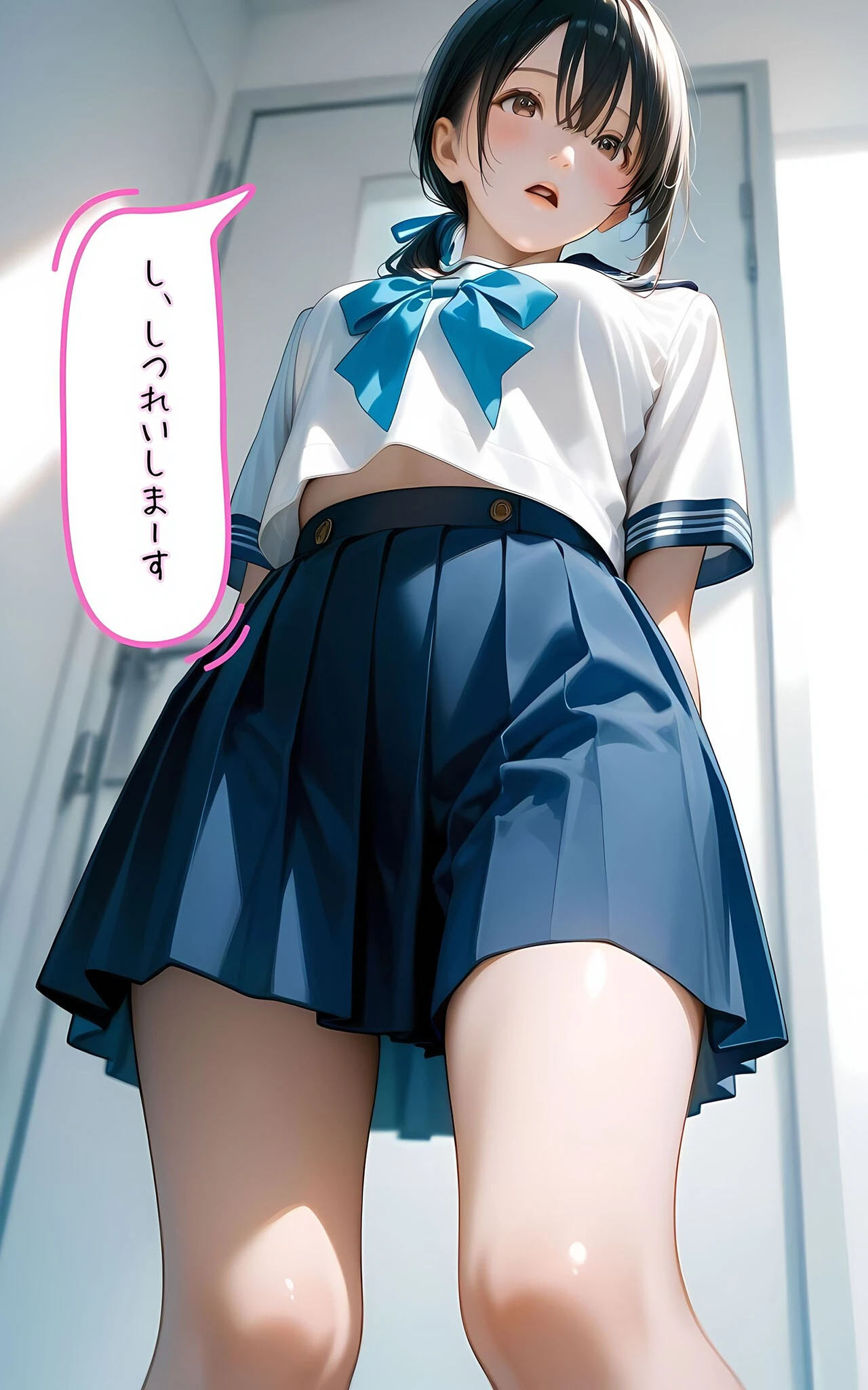 水着撮影会のはずが、いつのまにかおぢさんち〇ぽに沼る話1 モザイク版ページ7