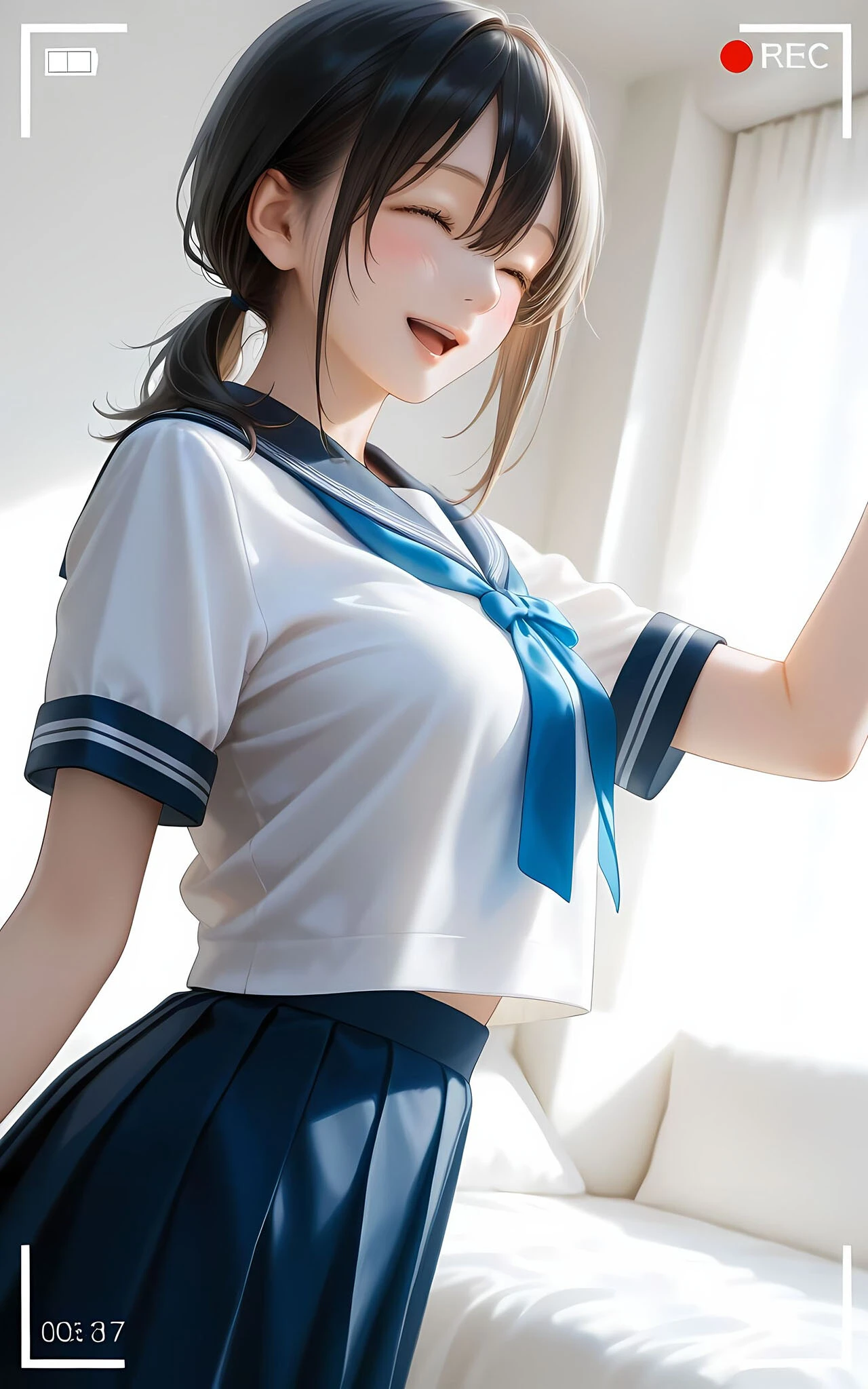 水着撮影会のはずが、いつのまにかおぢさんち〇ぽに沼る話1 モザイク版ページ18