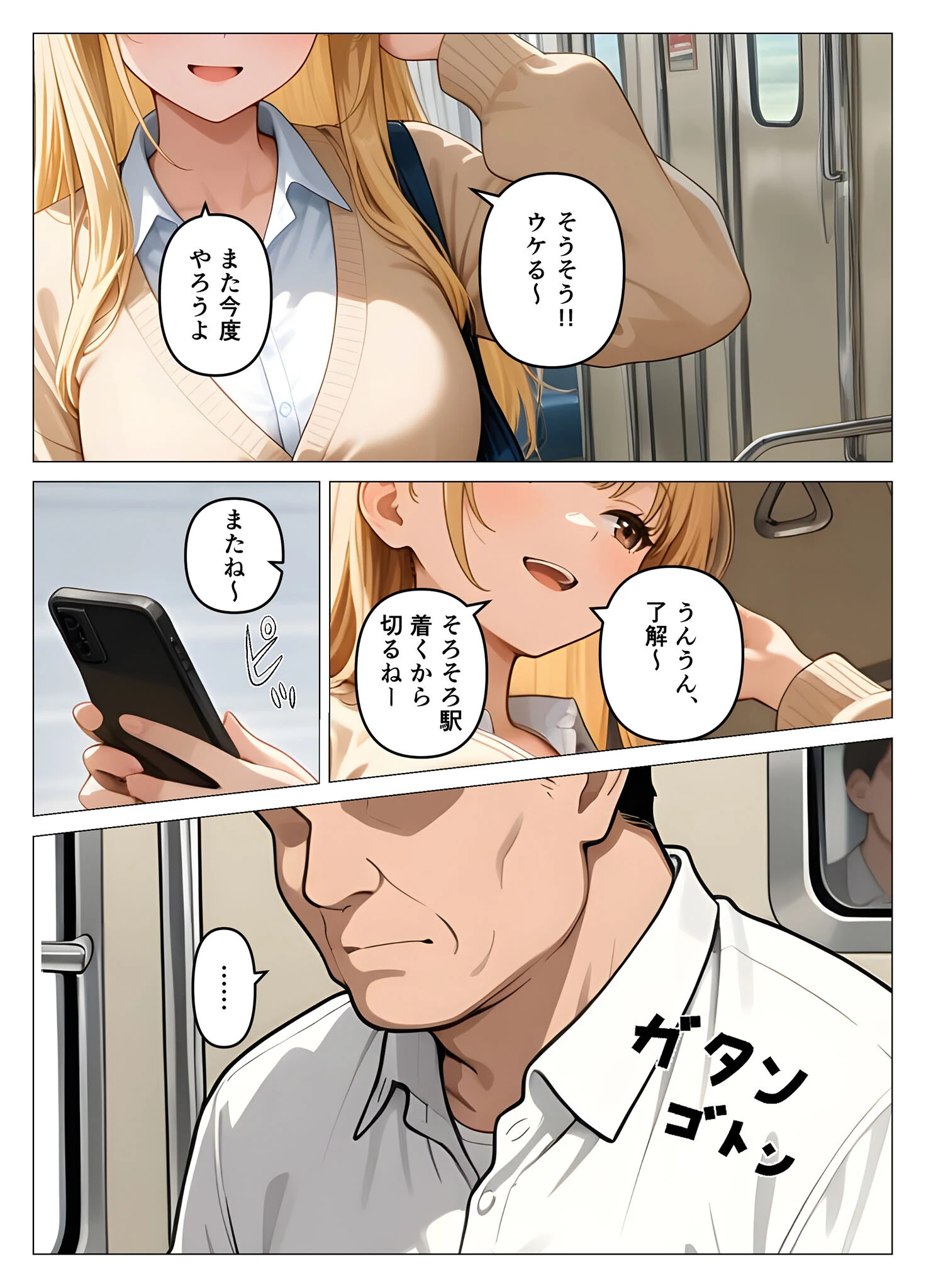 俺は治安保護員！！悪い子には性的罰を与える！！ モザイク版ページ3