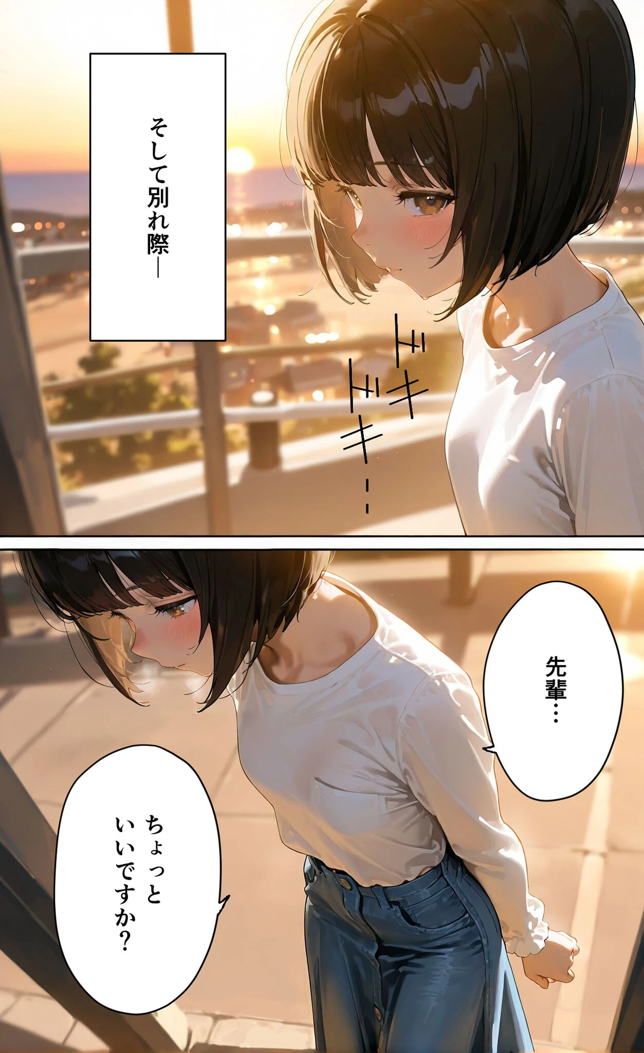 彼女を俺の性癖に染める過程〜後輩●●がいいなりになるまで〜 モザイク版ページ9