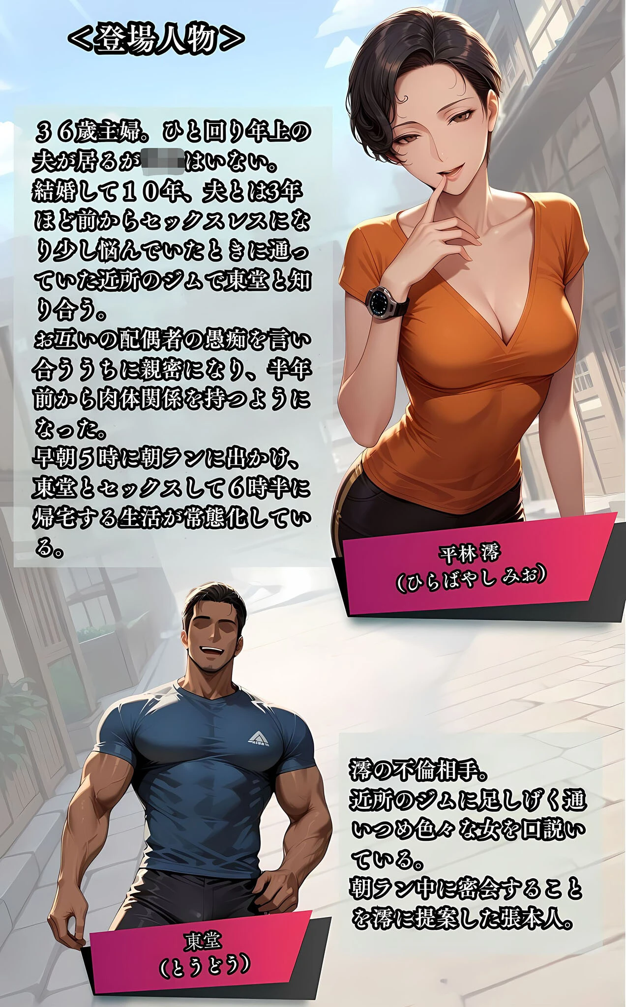 〜朝ラン不倫妻、澪の場合〜 モザイク版ページ3