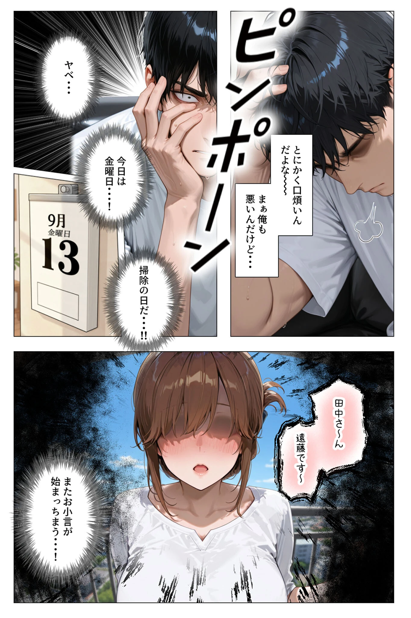 怒ってばかりの綺麗め家政婦さんが実は俺のパンツでオナニーするケツ穴大好き欲求不満ドスケベオバサンだった件(1) モザイク版ページ8