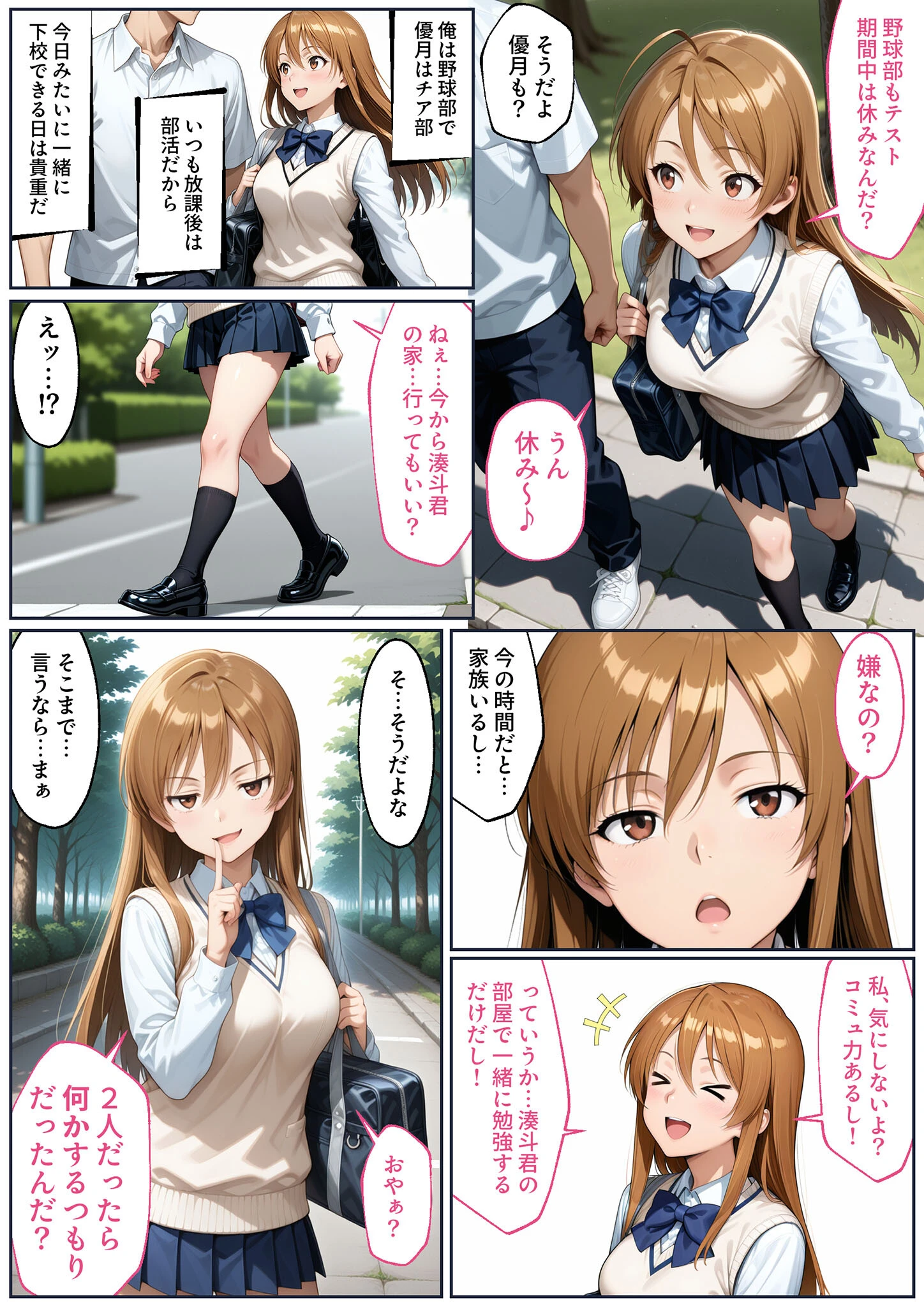 彼女がこの家で兄とオヤジに抱かれている事を俺はまだ知らない。 モザイク版ページ9