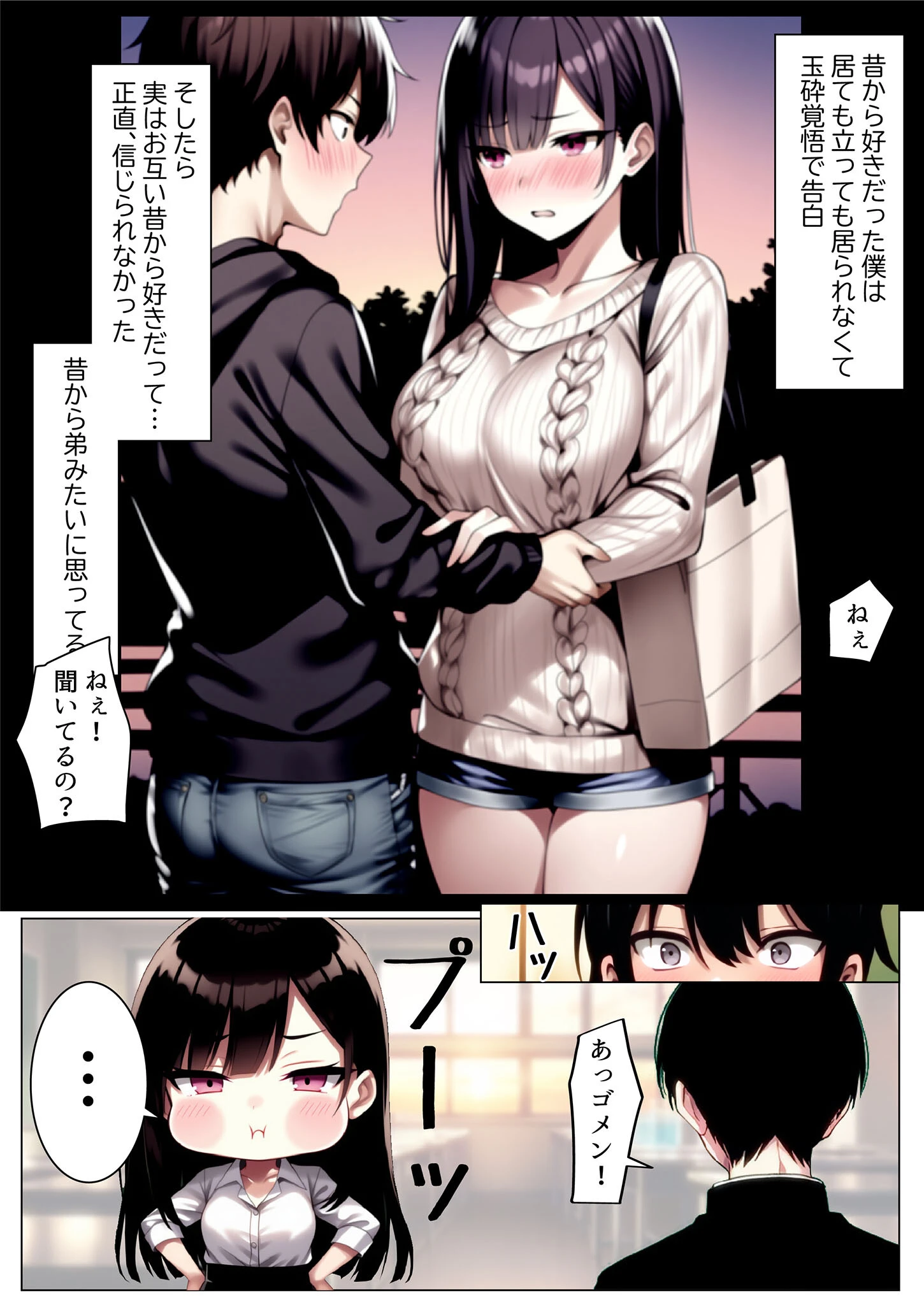 彼女と付き合えた日が人生のピークだった件 モザイク版ページ7