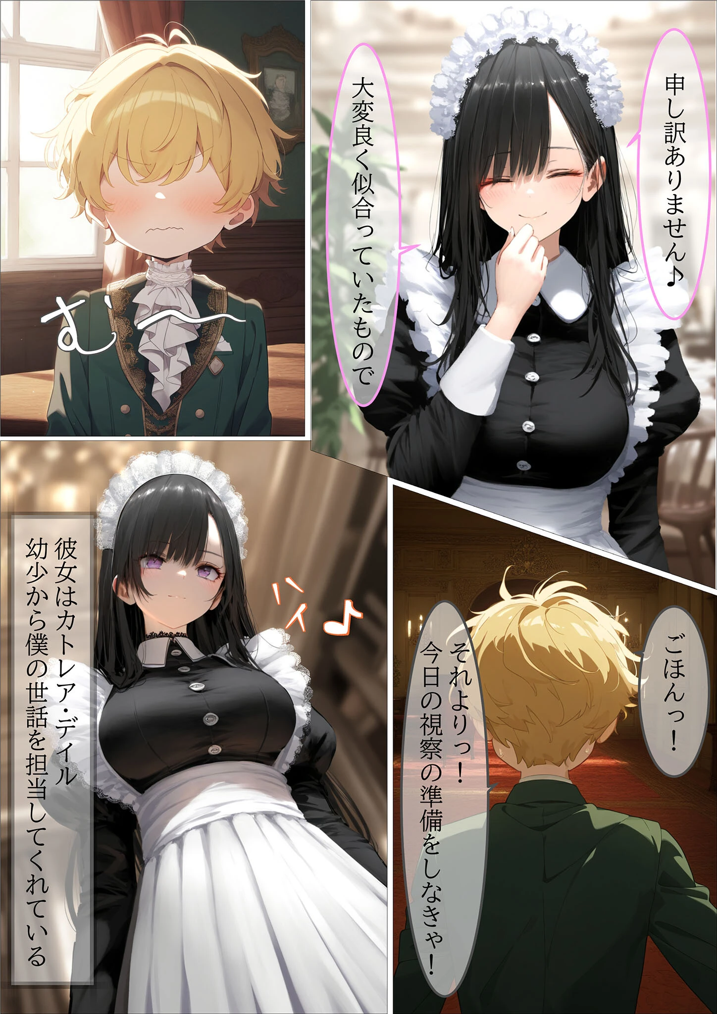 貴族メイドが悪辣侯爵に堕とされるまで モザイク版ページ4