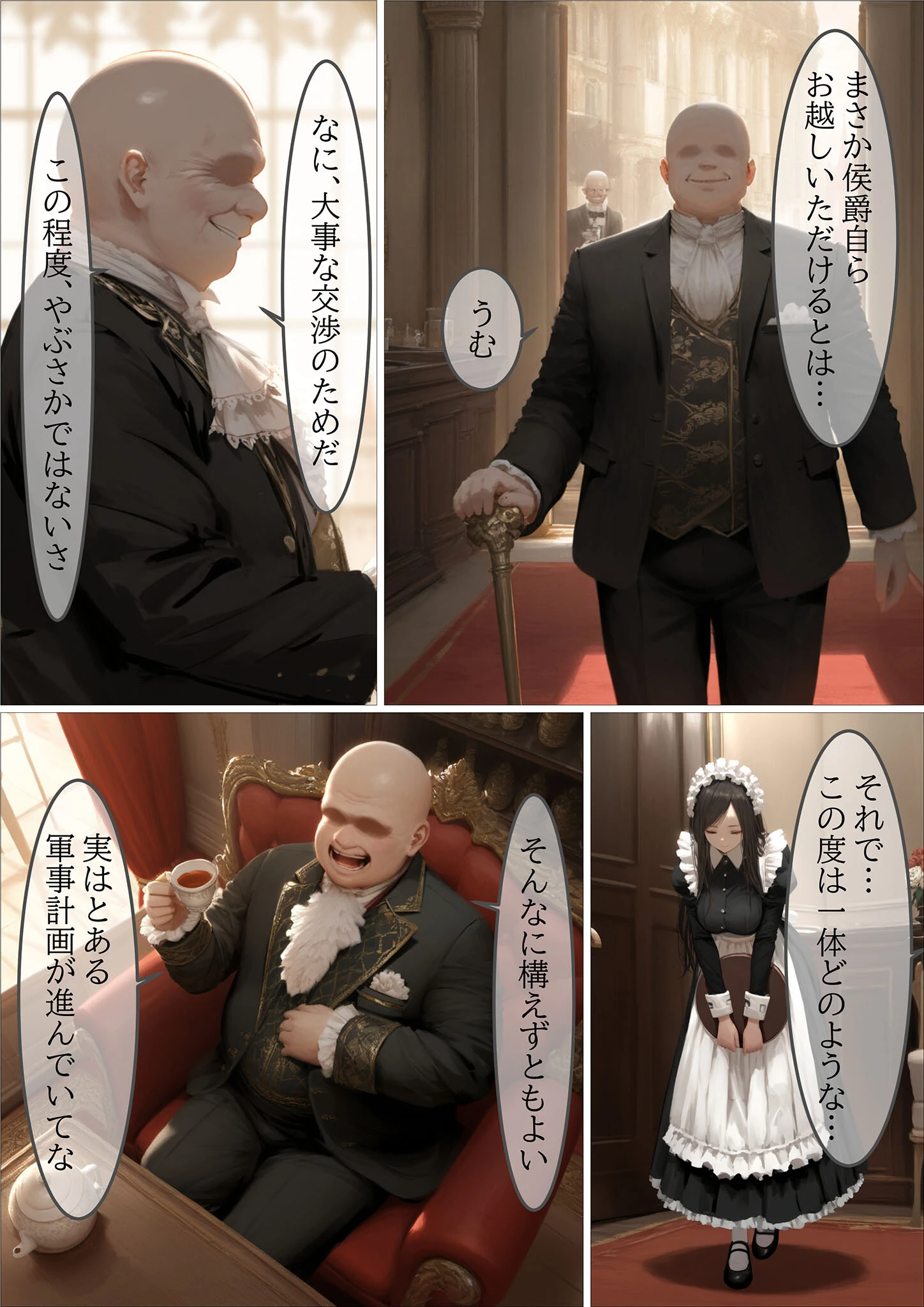 貴族メイドが悪辣侯爵に堕とされるまで モザイク版ページ8