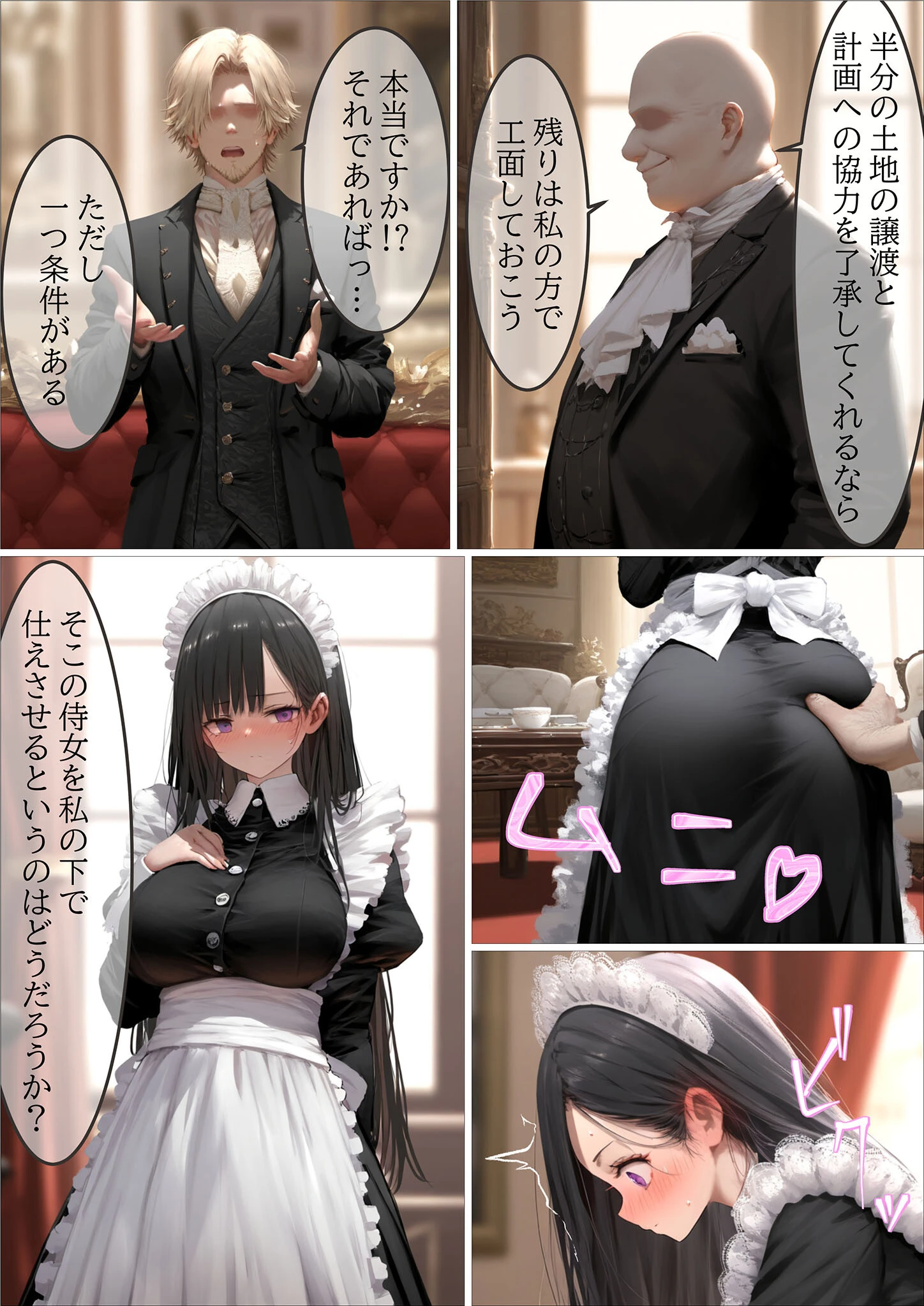 貴族メイドが悪辣侯爵に堕とされるまで モザイク版ページ10