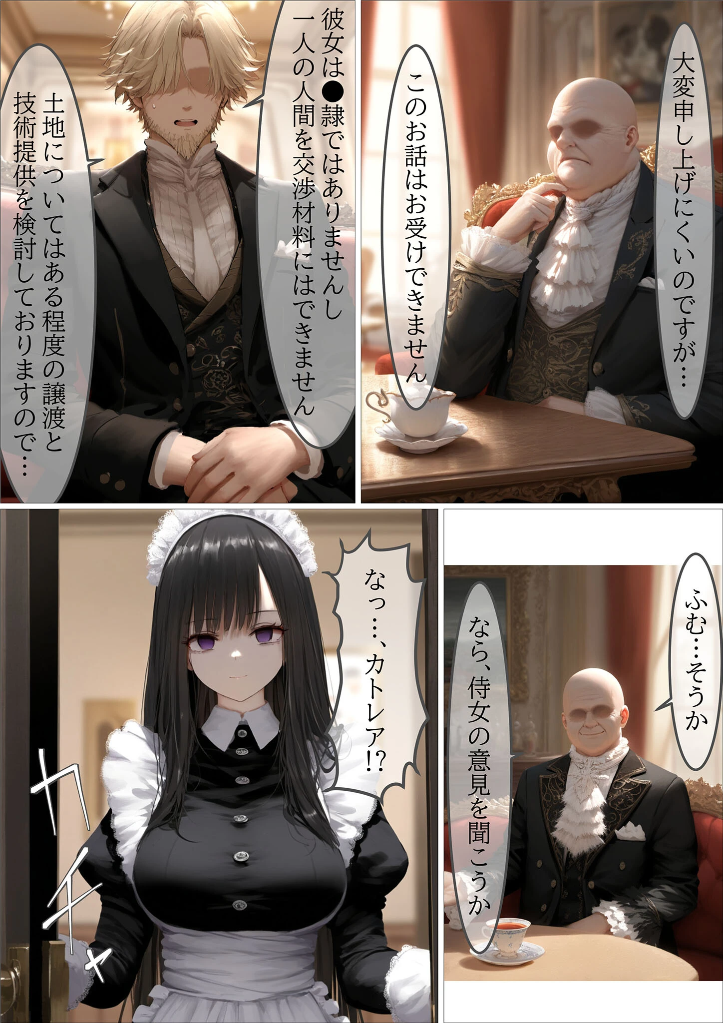 貴族メイドが悪辣侯爵に堕とされるまで モザイク版ページ16