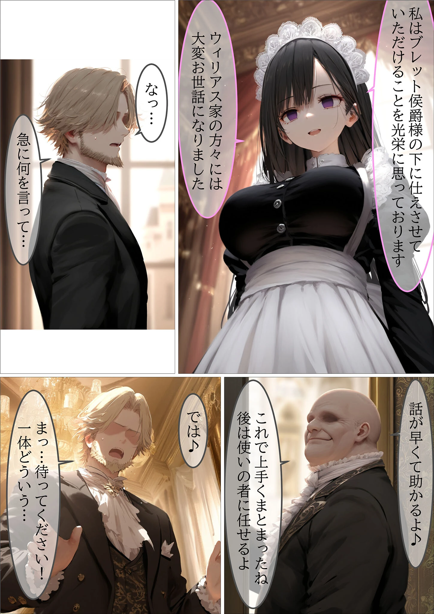 貴族メイドが悪辣侯爵に堕とされるまで モザイク版ページ17