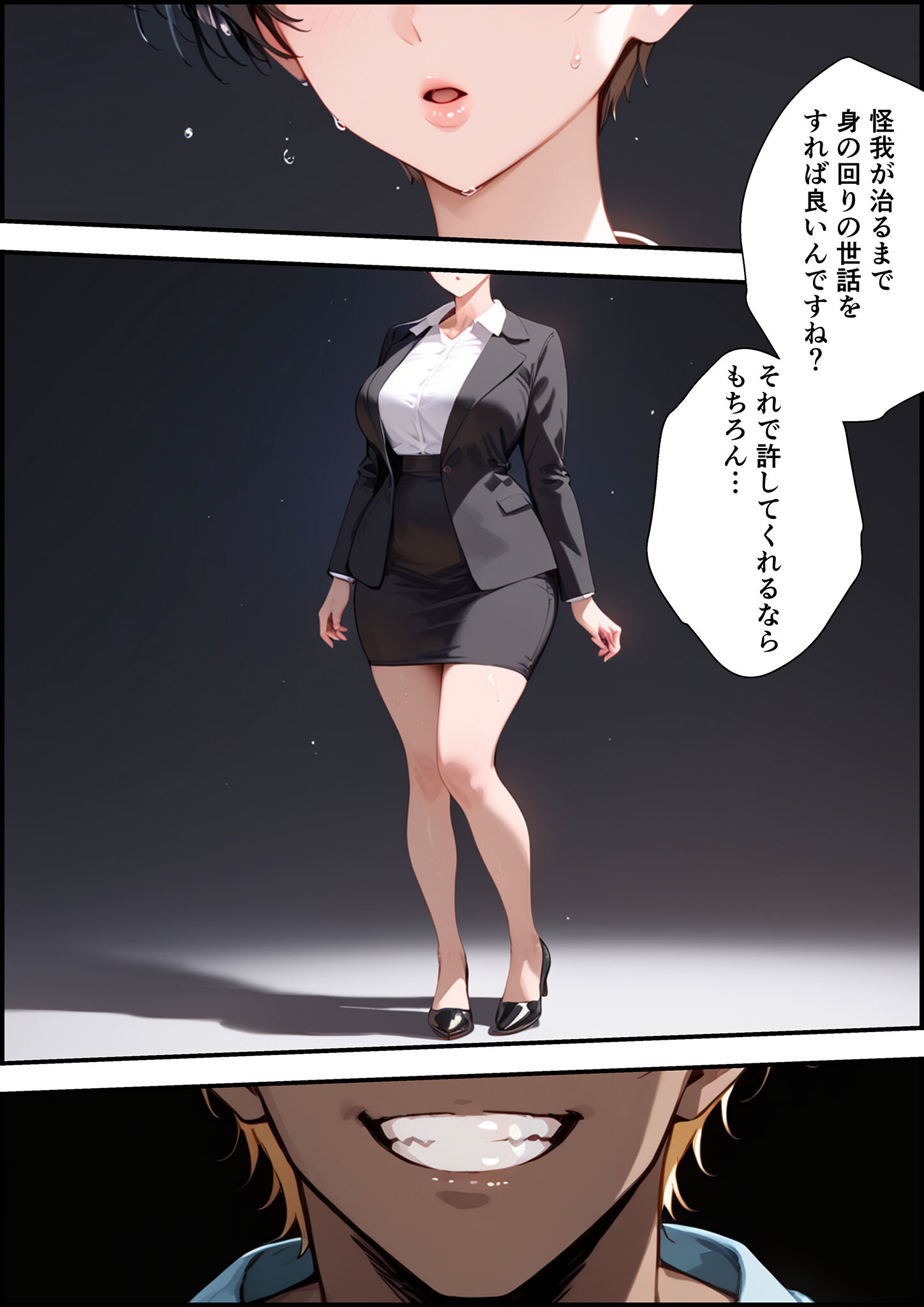 女手ひとつでボクを育ててくれた自慢の母がボクを守るためにいじめっ子の女になる話 1&2 モザイク版ページ16