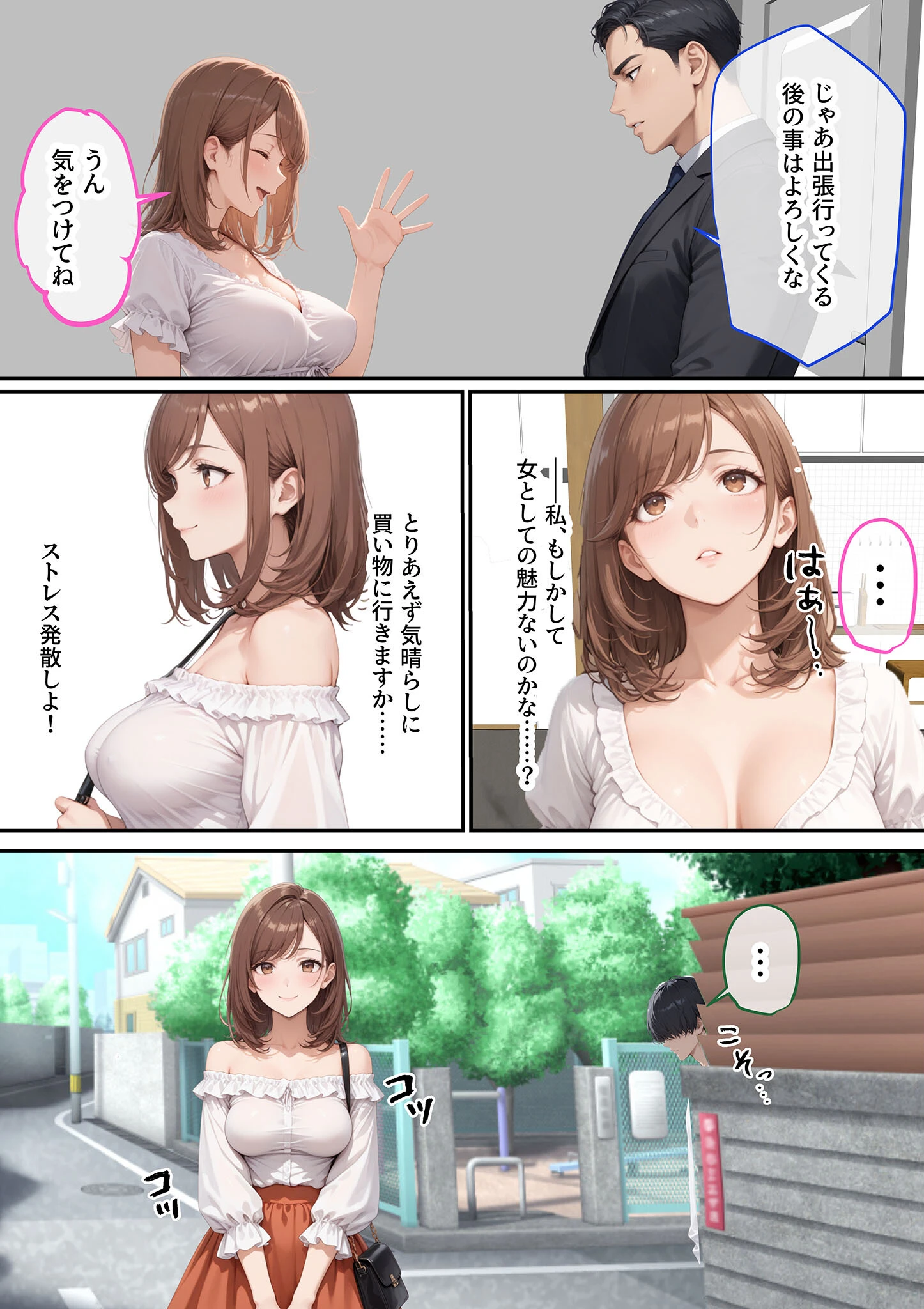 ただ空き巣に入っただけのはずが欲求不満な人妻を堕とすことになった話〜盗んだのは物ではなく躰でした〜 モザイク版ページ9