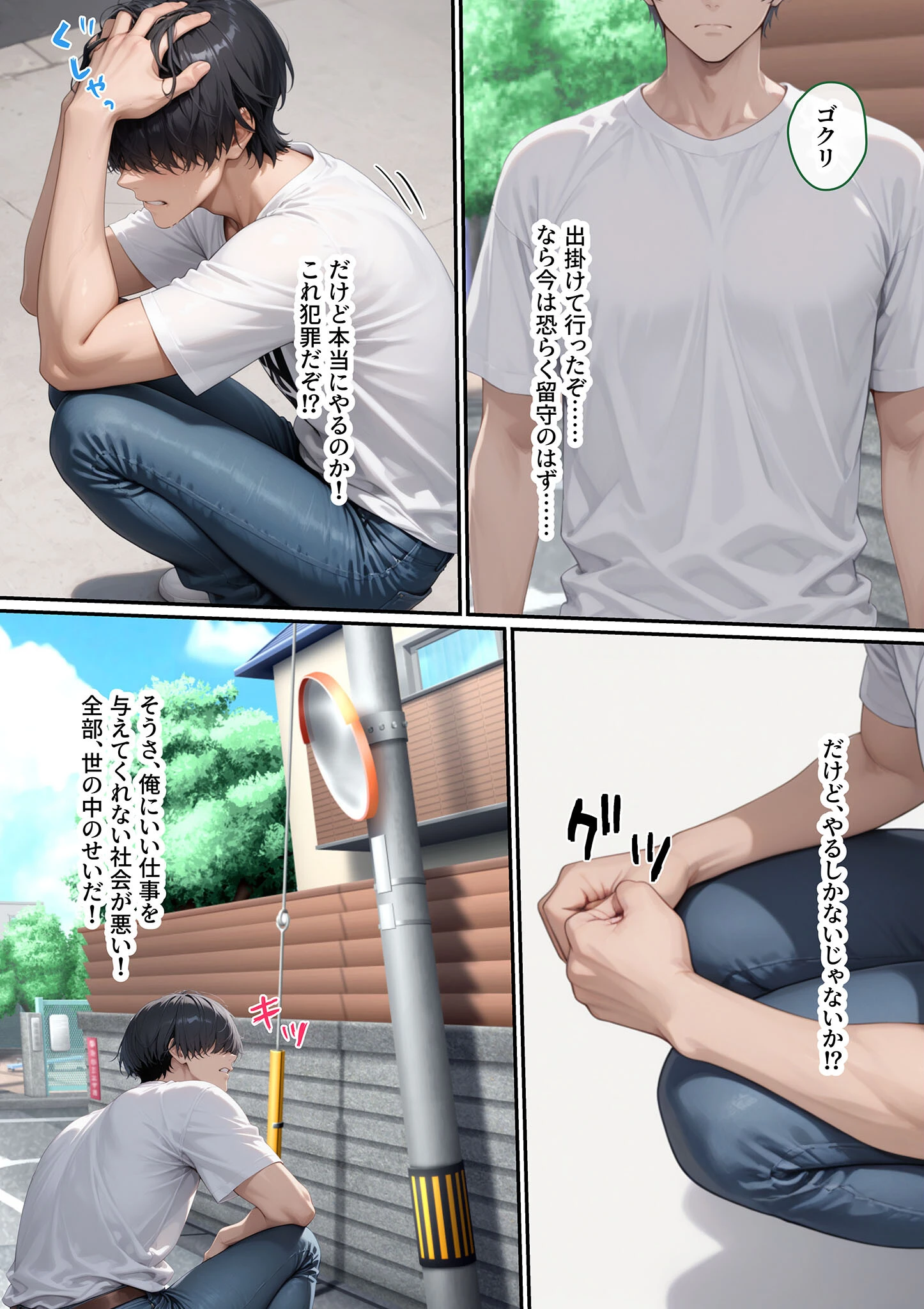 ただ空き巣に入っただけのはずが欲求不満な人妻を堕とすことになった話〜盗んだのは物ではなく躰でした〜 モザイク版ページ10