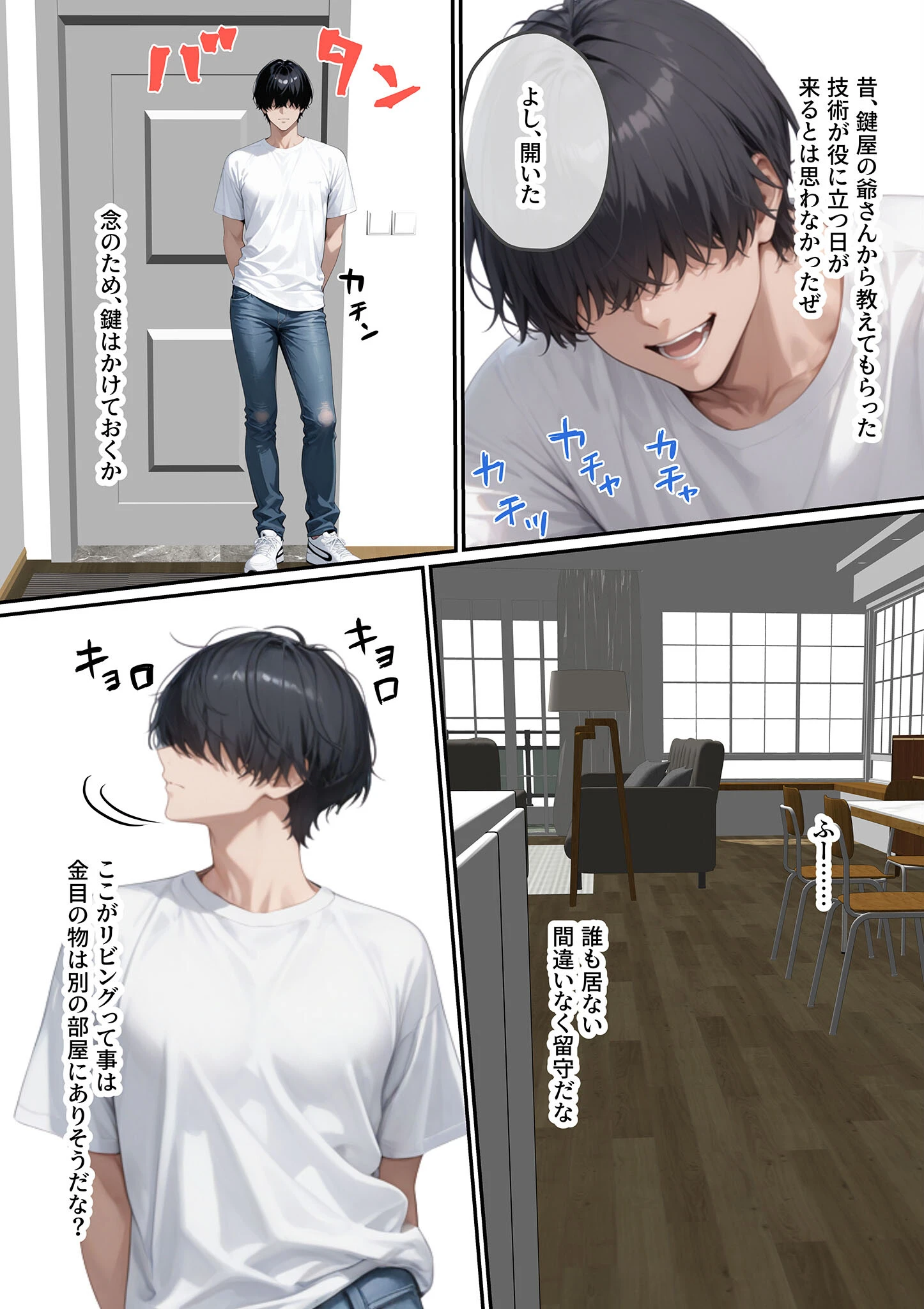 ただ空き巣に入っただけのはずが欲求不満な人妻を堕とすことになった話〜盗んだのは物ではなく躰でした〜 モザイク版ページ11