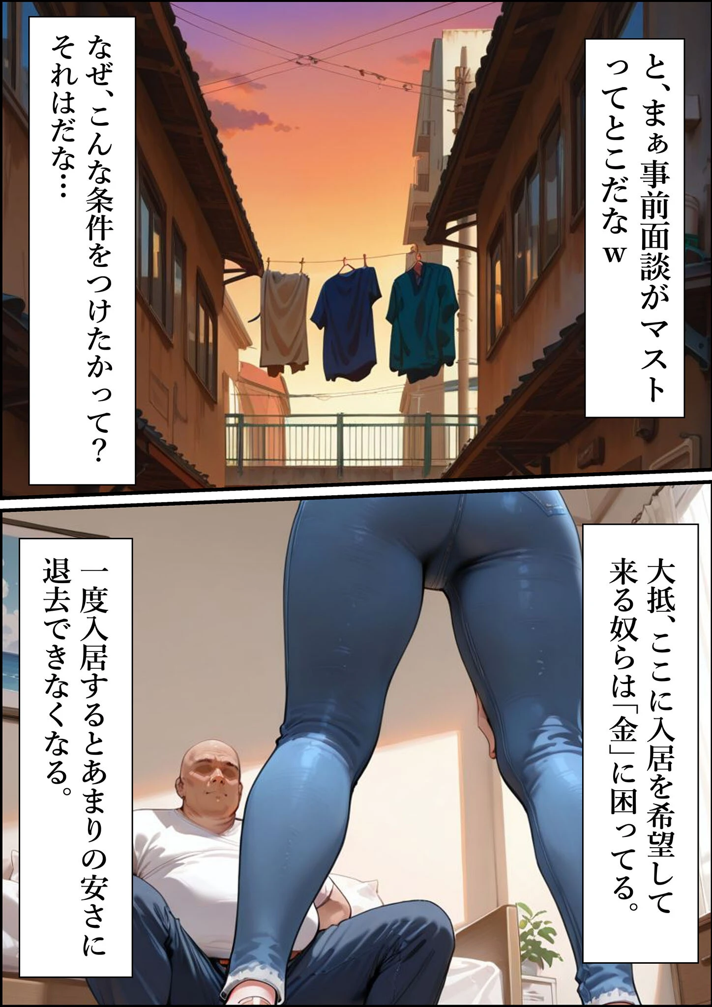 人妻限定アパート 202号室 吉村花苗 〜大家のペットになった日編〜 モザイク版ページ7