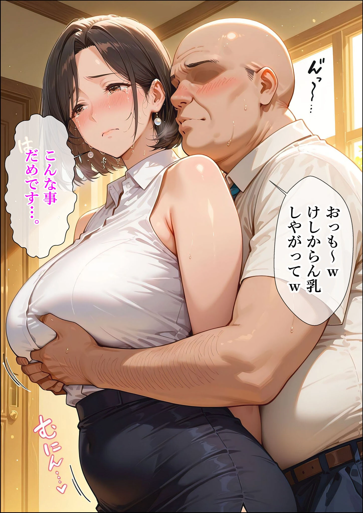 人妻限定アパート 202号室 吉村花苗 〜大家のペットになった日編〜 モザイク版ページ20