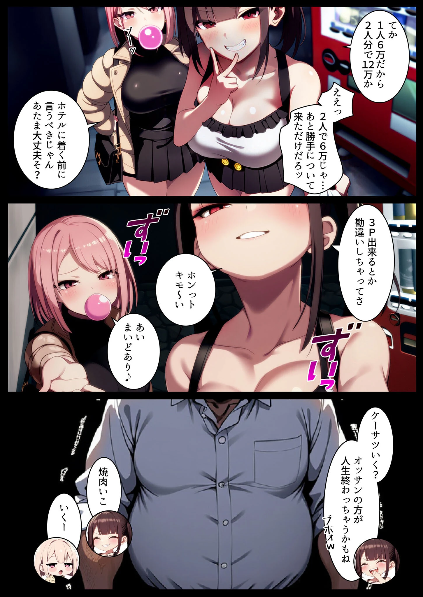 立ちんぼ詐欺で1億稼いだ女 俺が最終回をプレゼントしてやった モザイク版ページ5