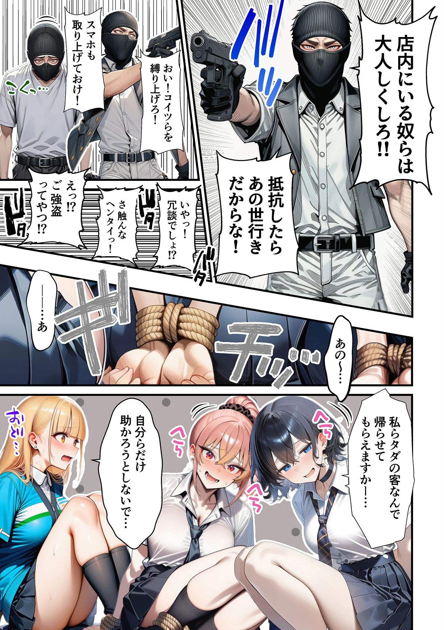 人質ライブ配信 モザイク版ページ12