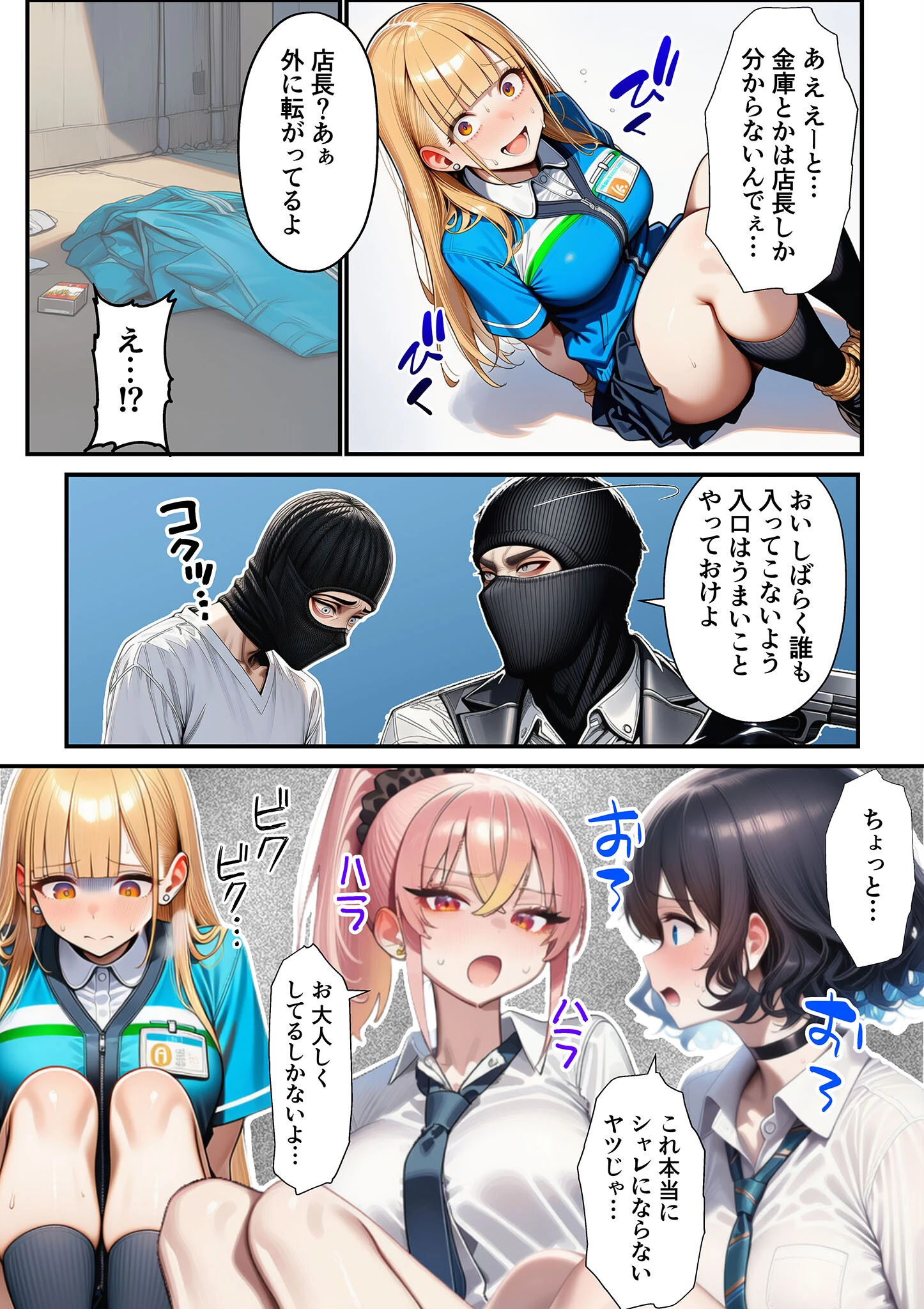 人質ライブ配信 モザイク版ページ13