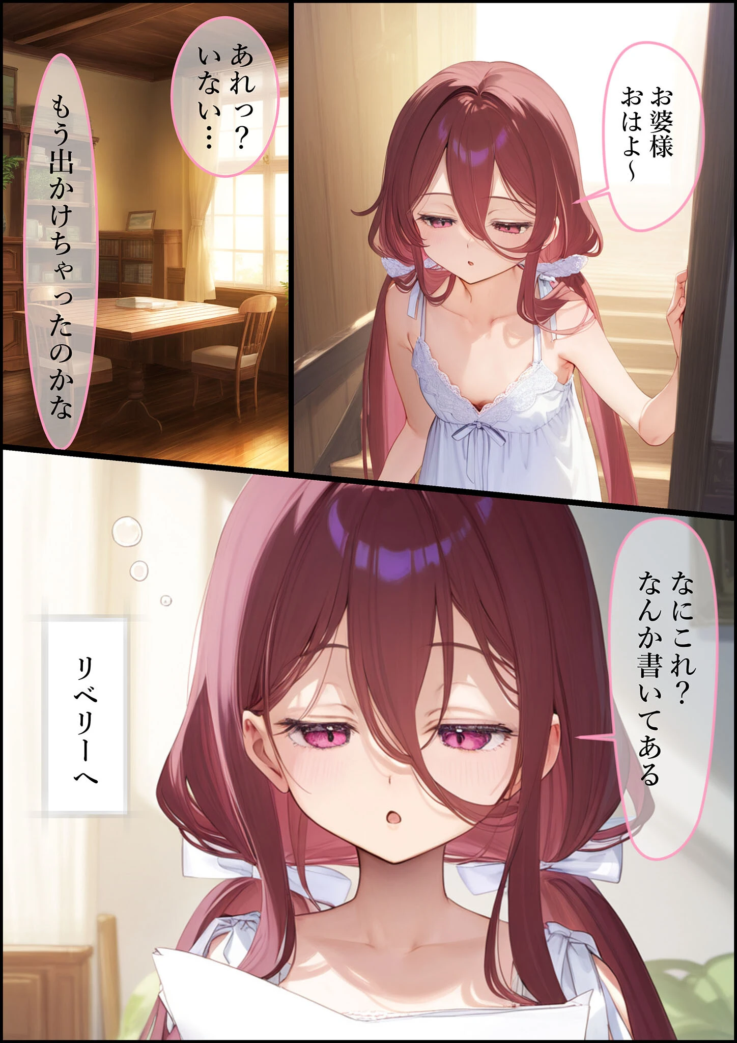 魔女見習いリベリーのお使い モザイク版ページ4