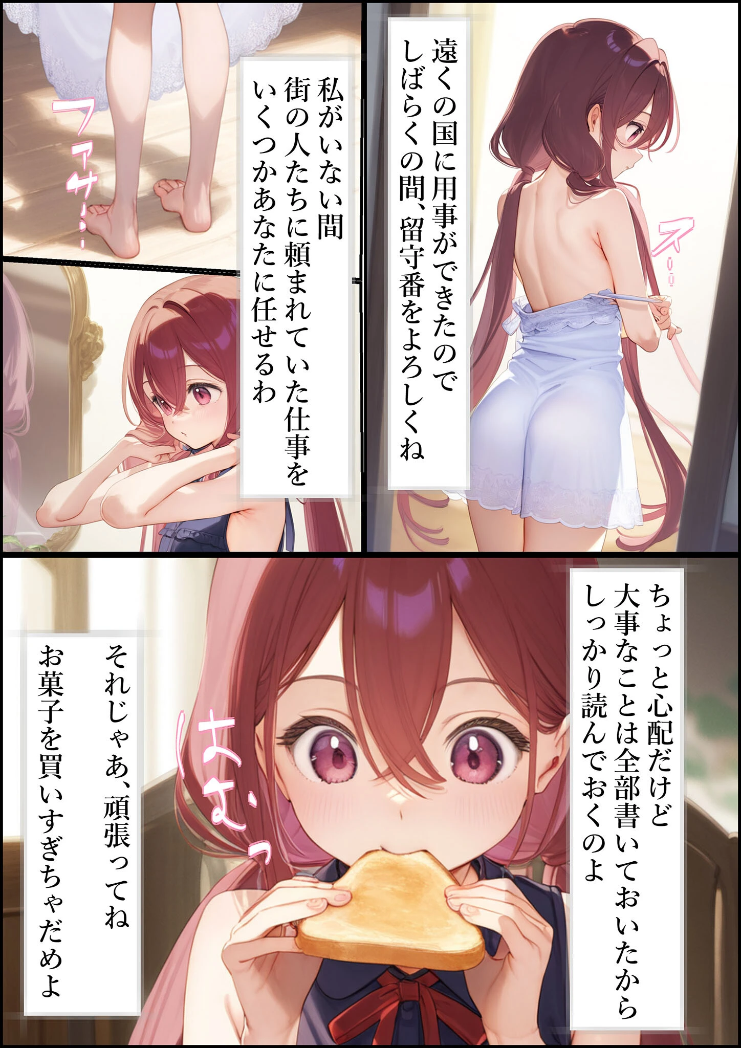 魔女見習いリベリーのお使い モザイク版ページ5