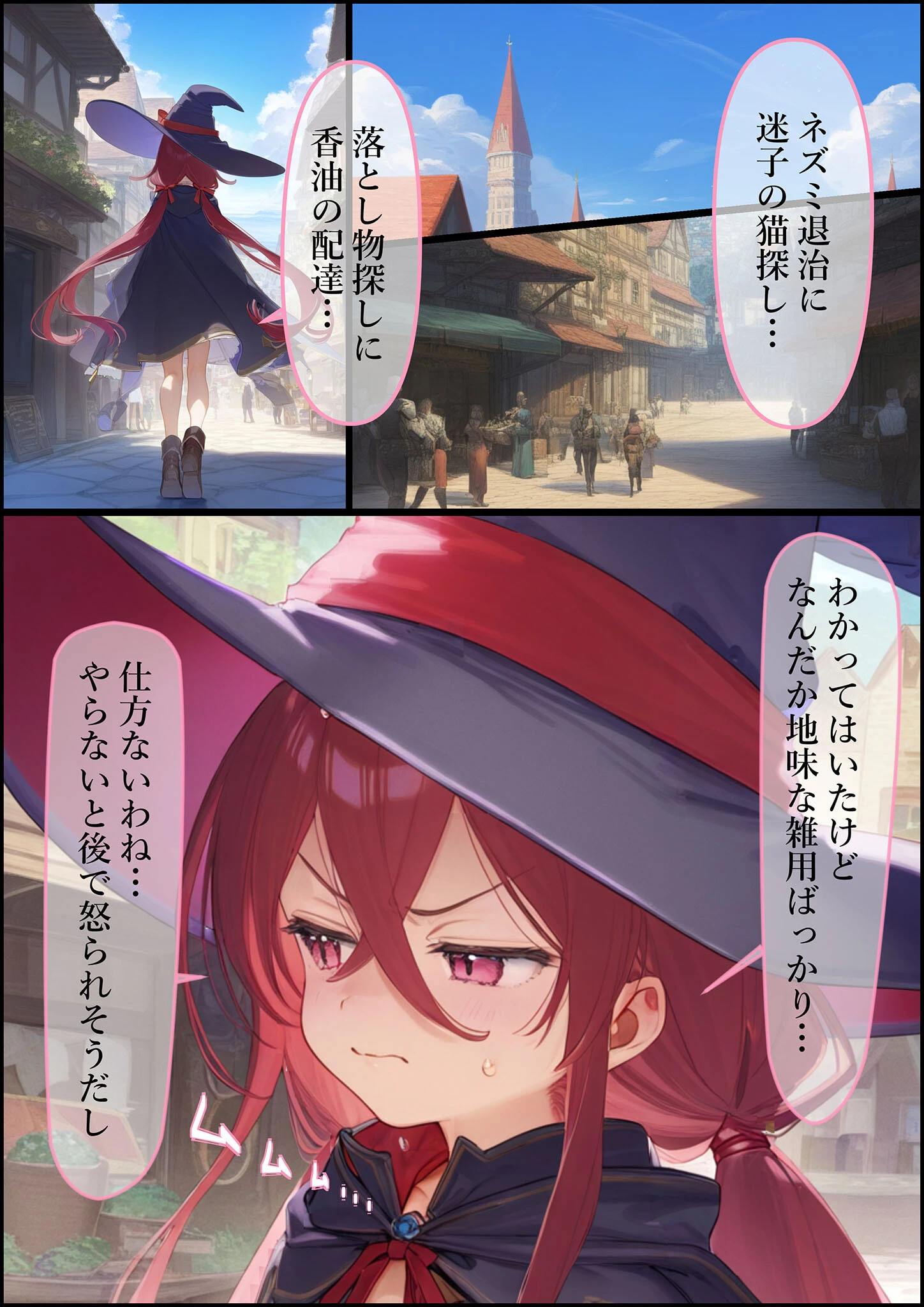 魔女見習いリベリーのお使い モザイク版ページ8