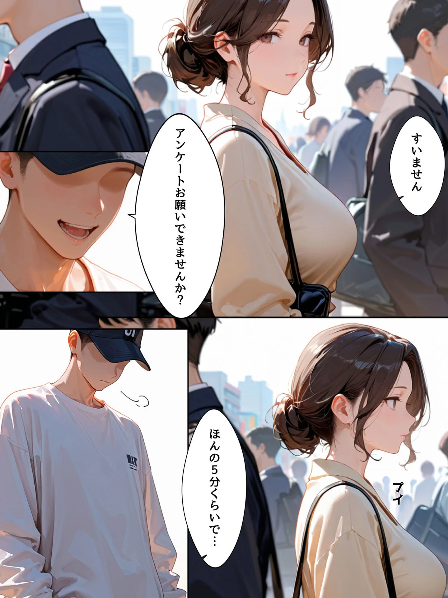 ミニマム爆乳妻〜騙されてAV出演してしまいました〜 モザイク版ページ4
