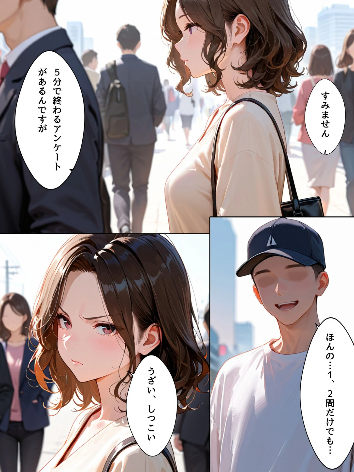 ミニマム爆乳妻〜騙されてAV出演してしまいました〜 モザイク版ページ5